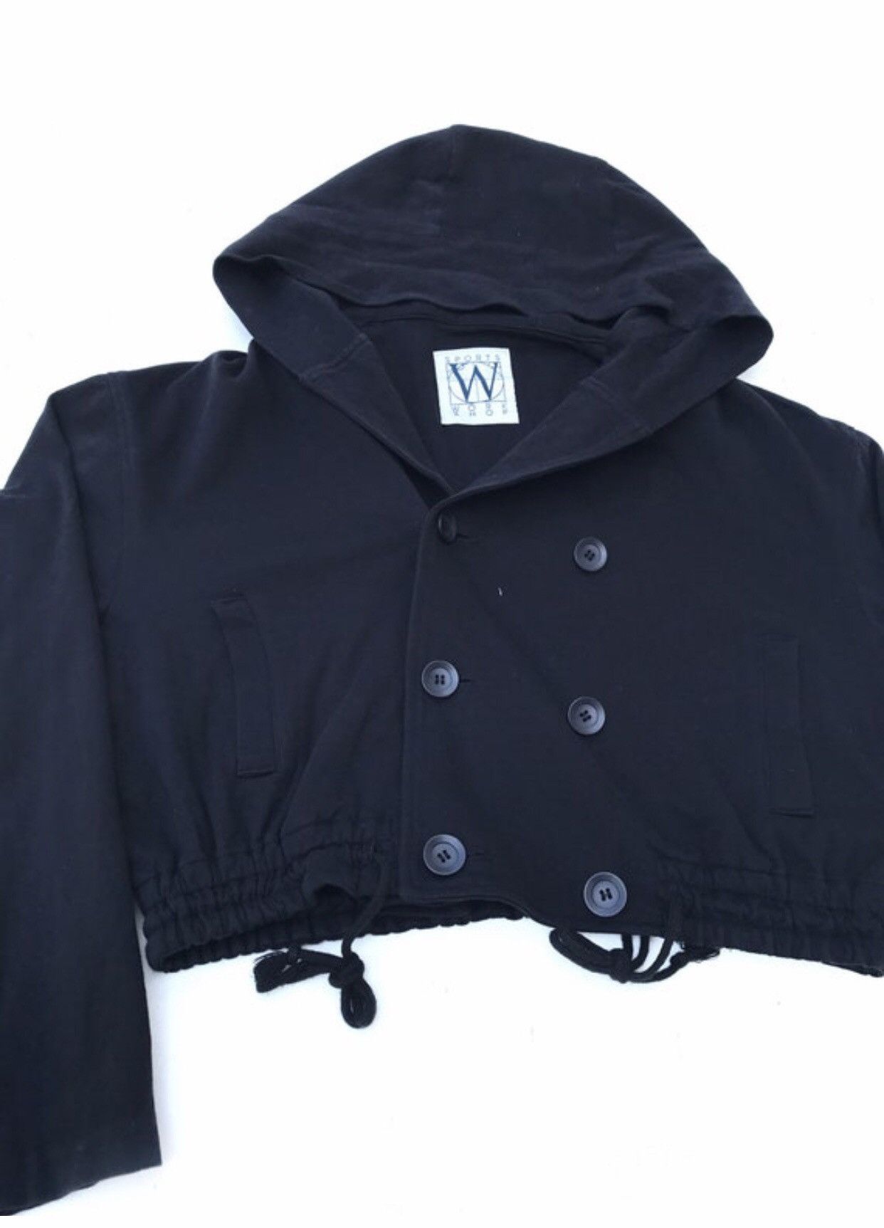Issey Miyake Workshop Issey Miyake Women Hoodie Crop jacket ( 21”X18.5” ) Size M / US 6-8 / IT 42-44 - 4 Thumbnail