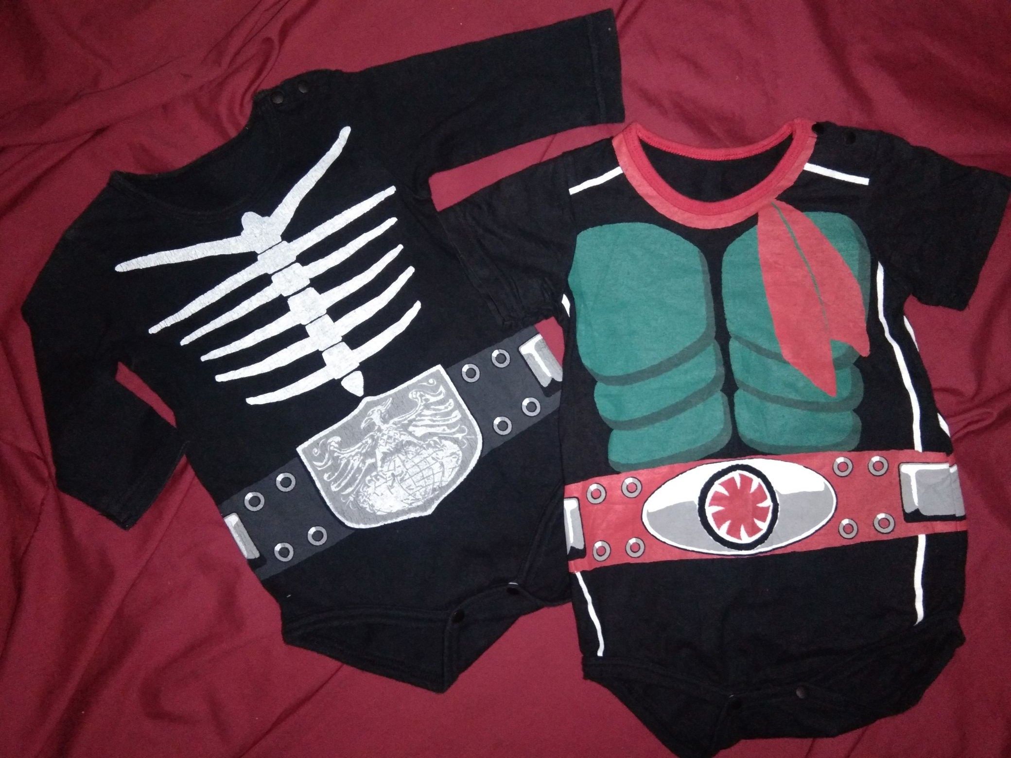 Japanese Brand COMBO Kamen Rider vs Shocker Combatman Rompers Size US XXS / EU 40 - 1 Thumbnail