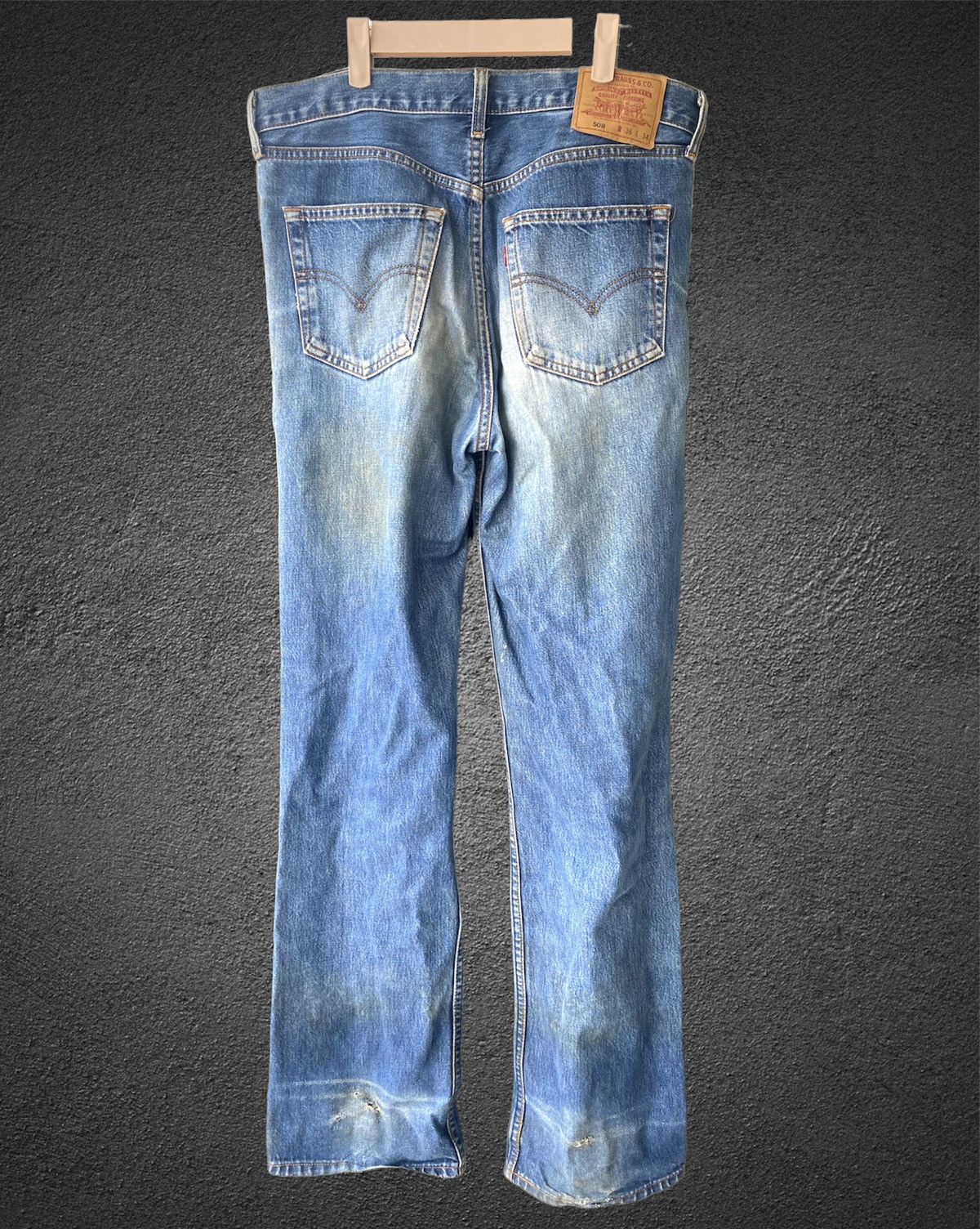 Levi's Vintage Clothing Vintage Distressed Levis 508 blue jeans Size US 36 / EU 52 - 2 Thumbnail