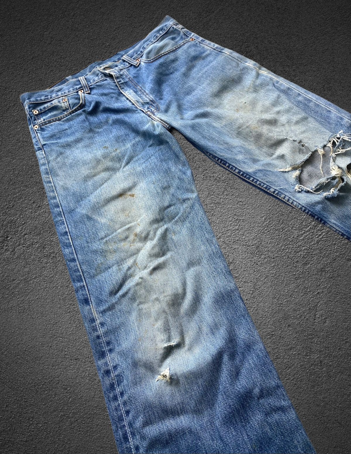 Levi's Vintage Clothing Vintage Distressed Levis 508 blue jeans Size US 36 / EU 52 - 6 Thumbnail