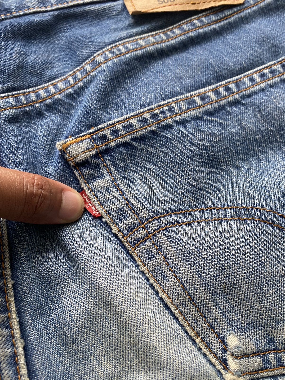 Levi's Vintage Clothing Vintage Distressed Levis 508 blue jeans Size US 36 / EU 52 - 14 Thumbnail
