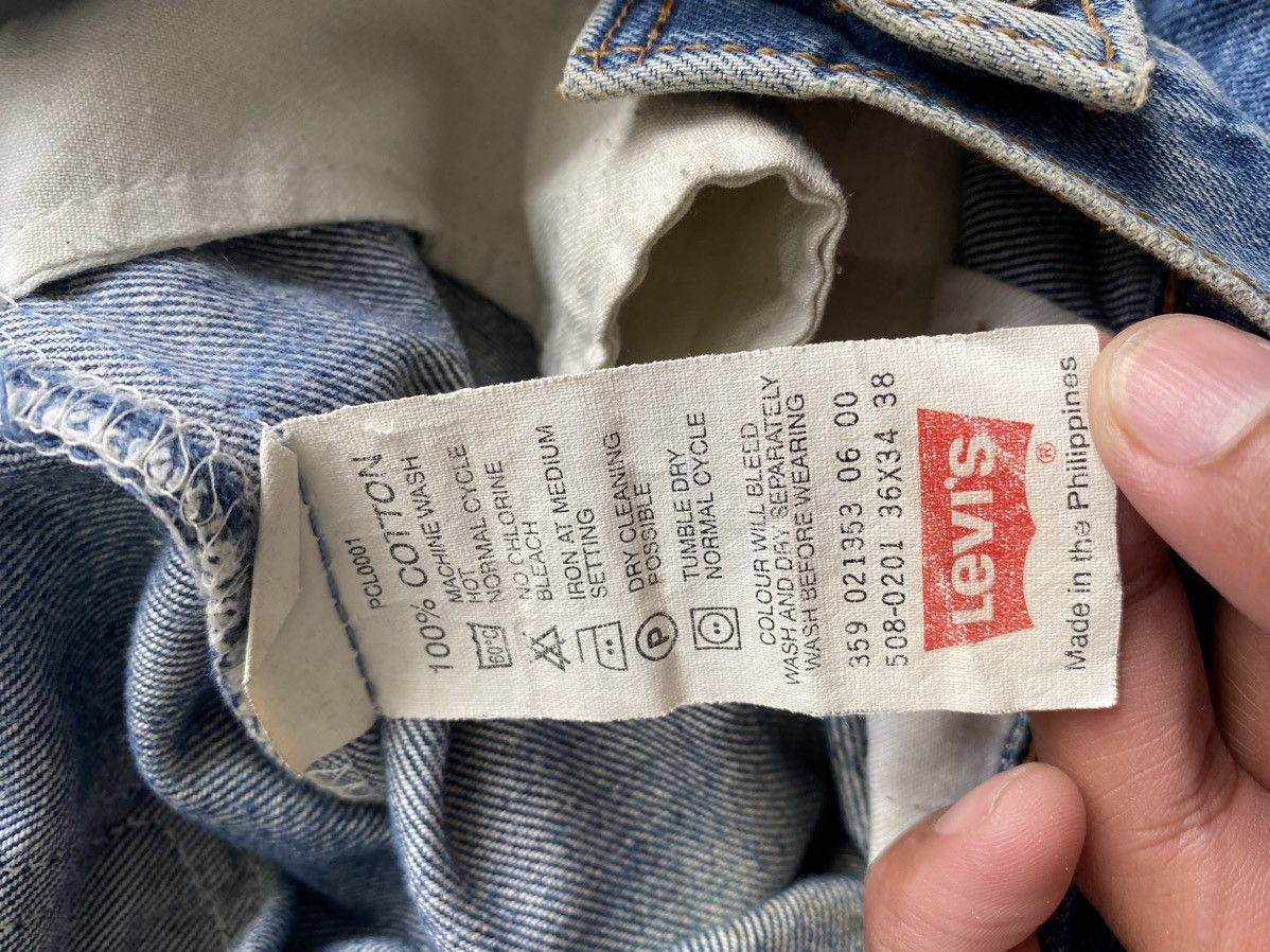 Levi's Vintage Clothing Vintage Distressed Levis 508 blue jeans Size US 36 / EU 52 - 15 Thumbnail