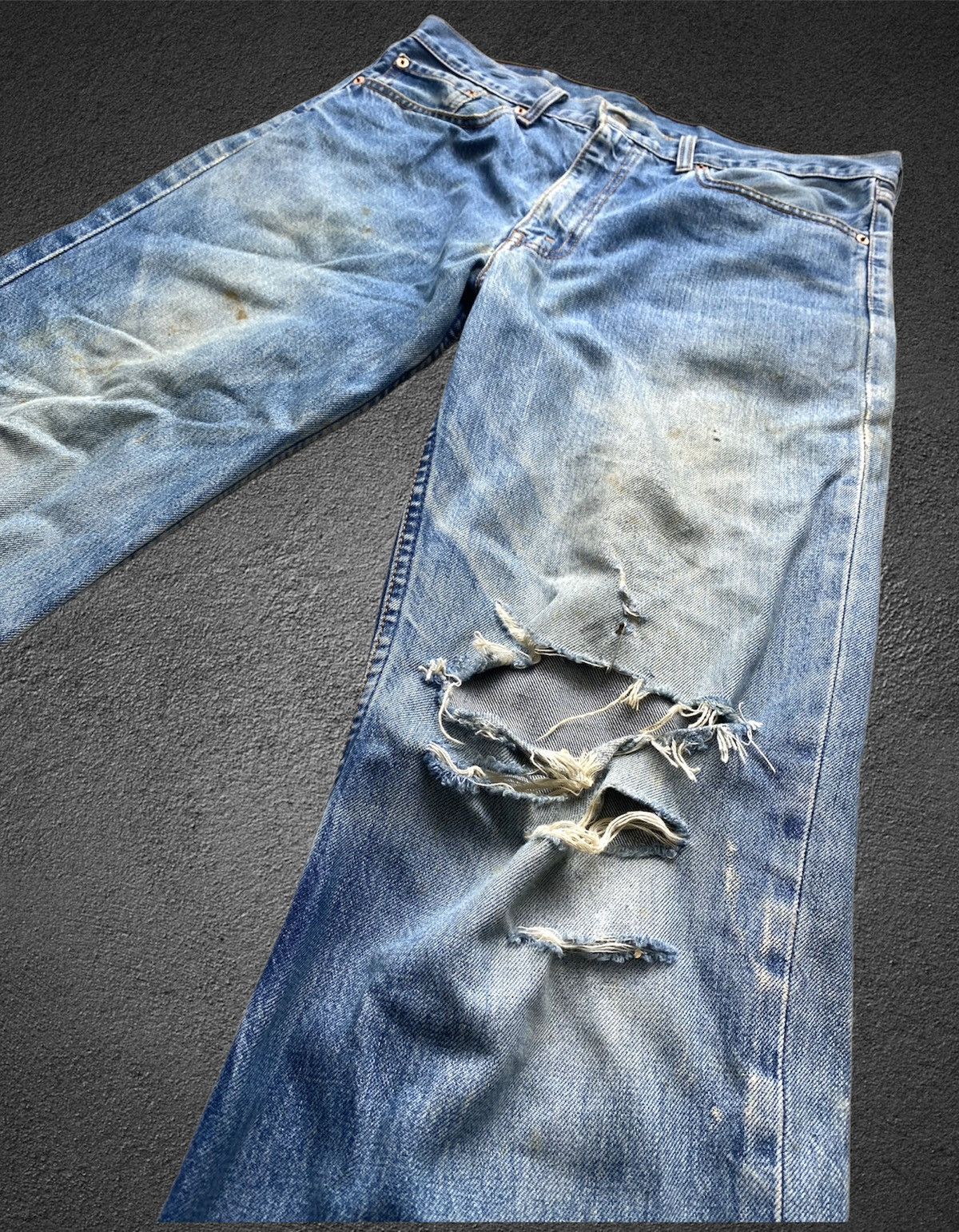 Levi's Vintage Clothing Vintage Distressed Levis 508 blue jeans Size US 36 / EU 52 - 5 Thumbnail