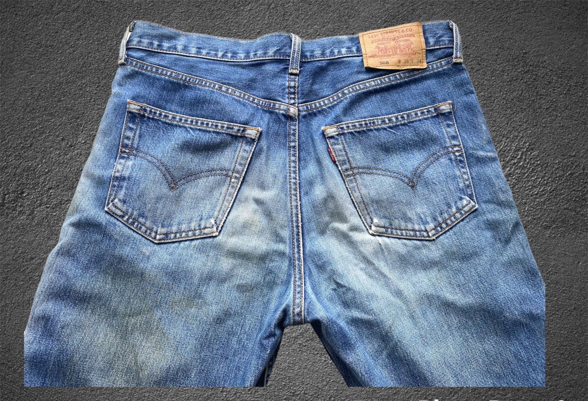 Levi's Vintage Clothing Vintage Distressed Levis 508 blue jeans Size US 36 / EU 52 - 10 Thumbnail