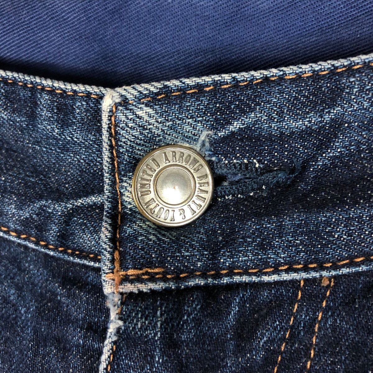 United Arrows Vintage United Arrows x Beauty & Youth Selvedge Slim Jeans Size US 30 / EU 46 - 4 Thumbnail