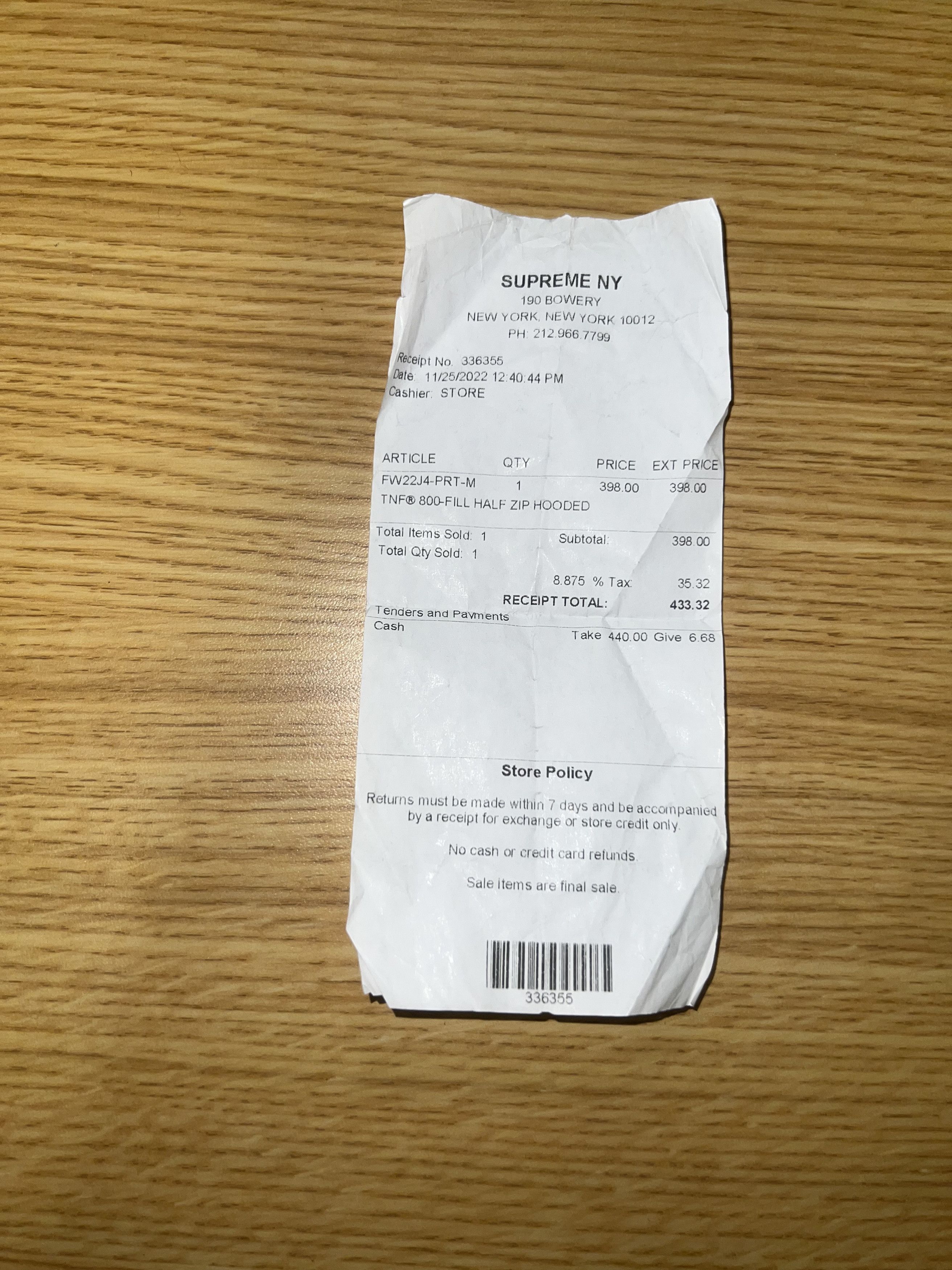 Supreme Supreme & North Face Half Zip Hooded Pullover - Times Square Size US M / EU 48-50 / 2 - 11 Thumbnail