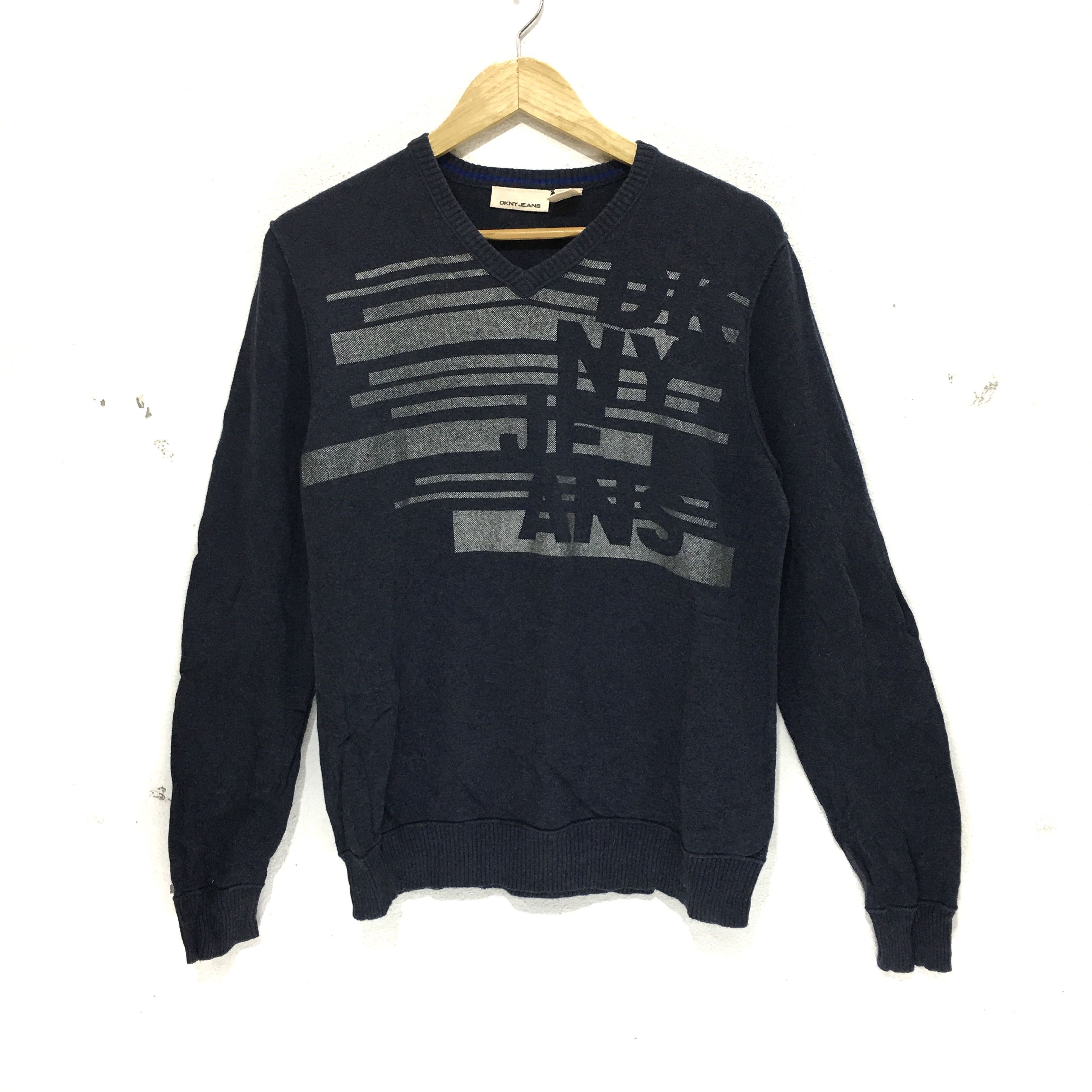 DKNY Jeans DONNA KARAN New York Big Logo Sweatshirt Jumper