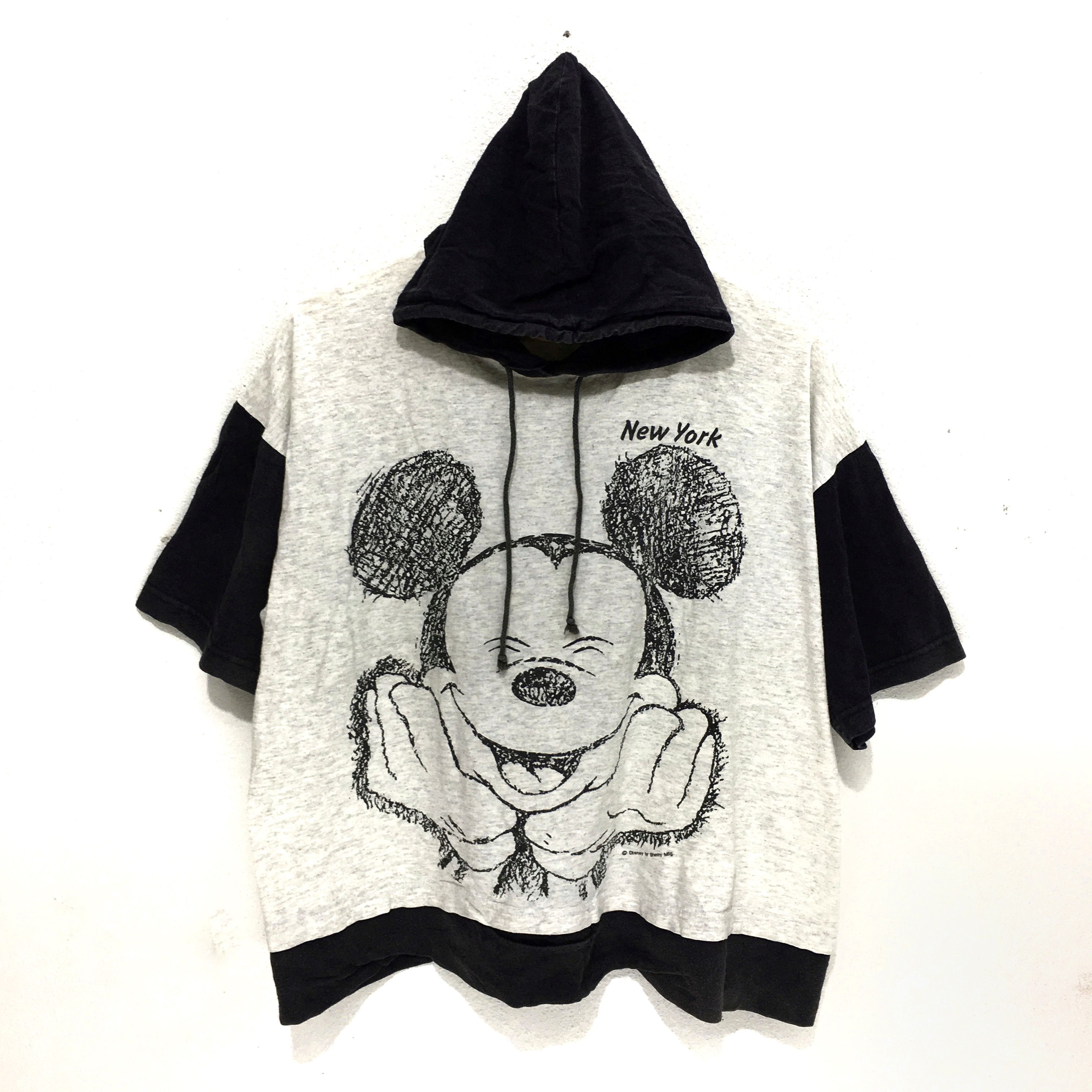 Mickey Mouse Vtg MICKEY MOUSE Made In USA Hoodie Disney Cartoon Sweater Size M / US 6-8 / IT 42-44 - 1 Thumbnail