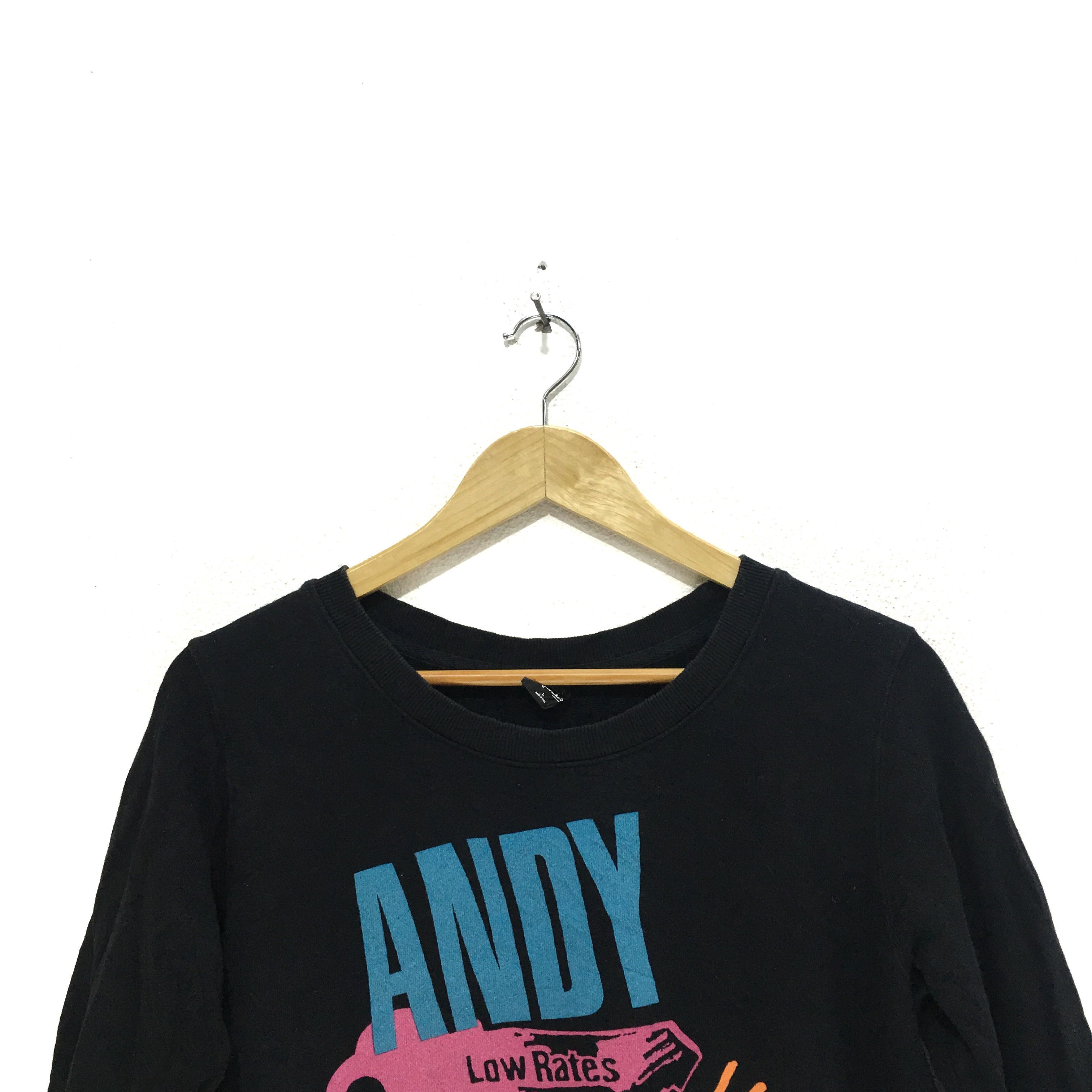 Andy Warhol Vtg ANDY WARHOL Pop Art Sweatshirt Blouse Haring Sweater Size L / US 10 / IT 46 - 2 Thumbnail