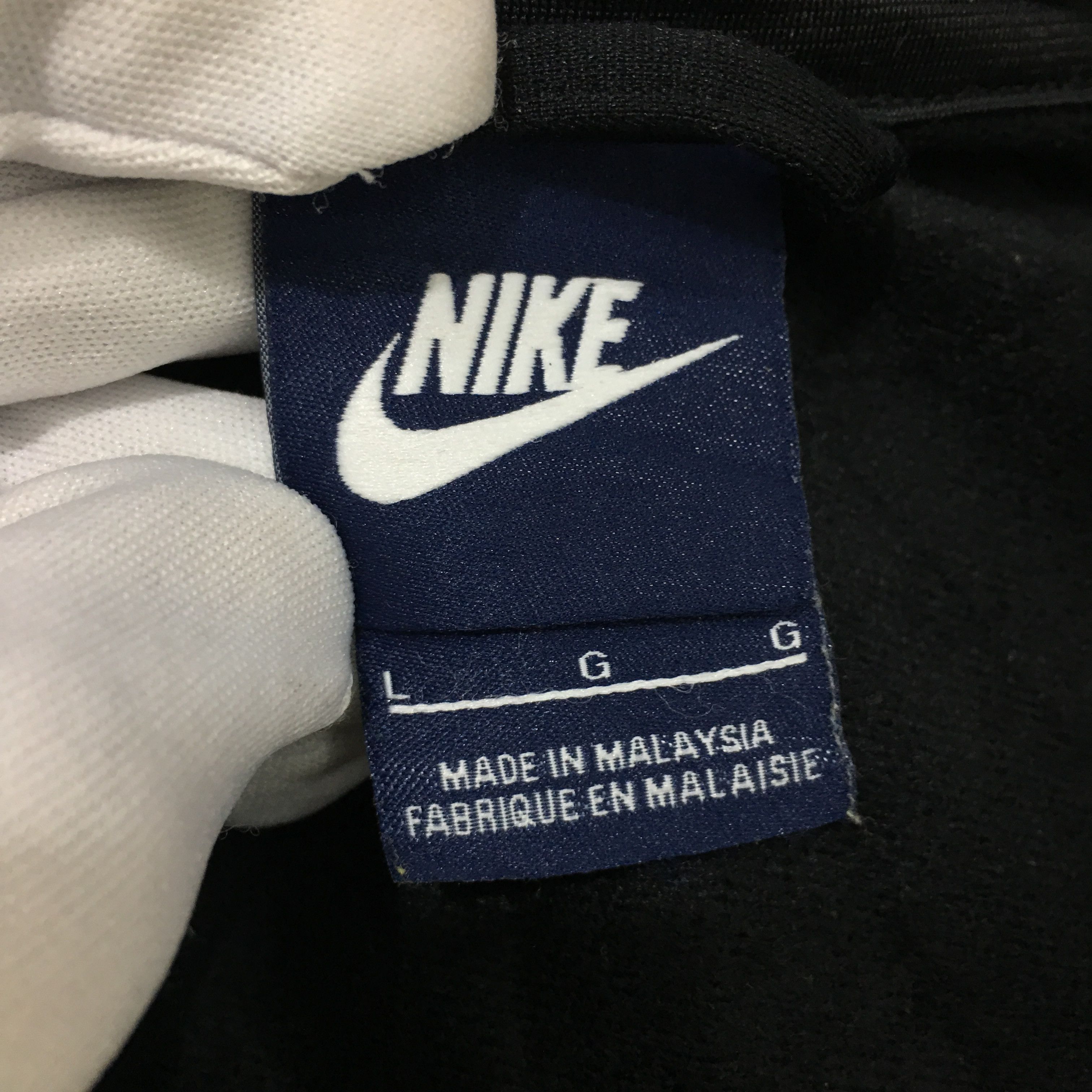 Nike Vtg NIKE Sportswear Striped Zip Sweater Sweatshirt Swoosh Size L / US 10 / IT 46 - 8 Thumbnail