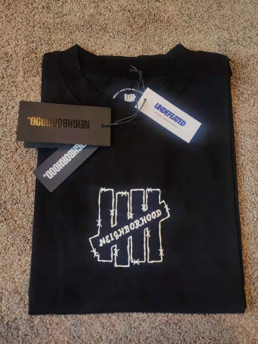 白L》NEIGHBORHOOD × UNDEFEATED Tシャツ Lメンズ - Tシャツ ...