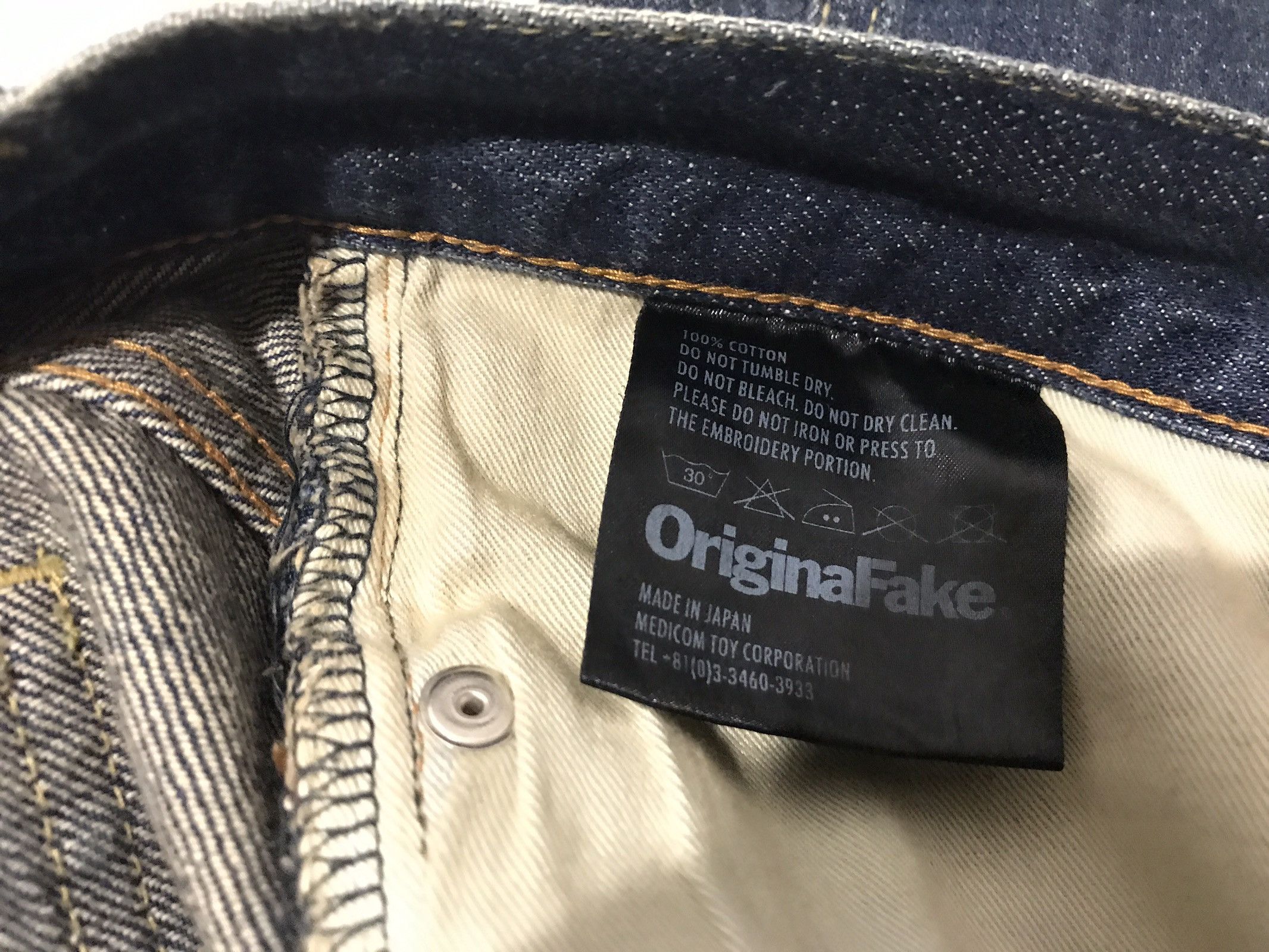 Original Fake Original Fake Washed Denim Size 2 Jeans Size US 32 / EU 48 - 6 Thumbnail