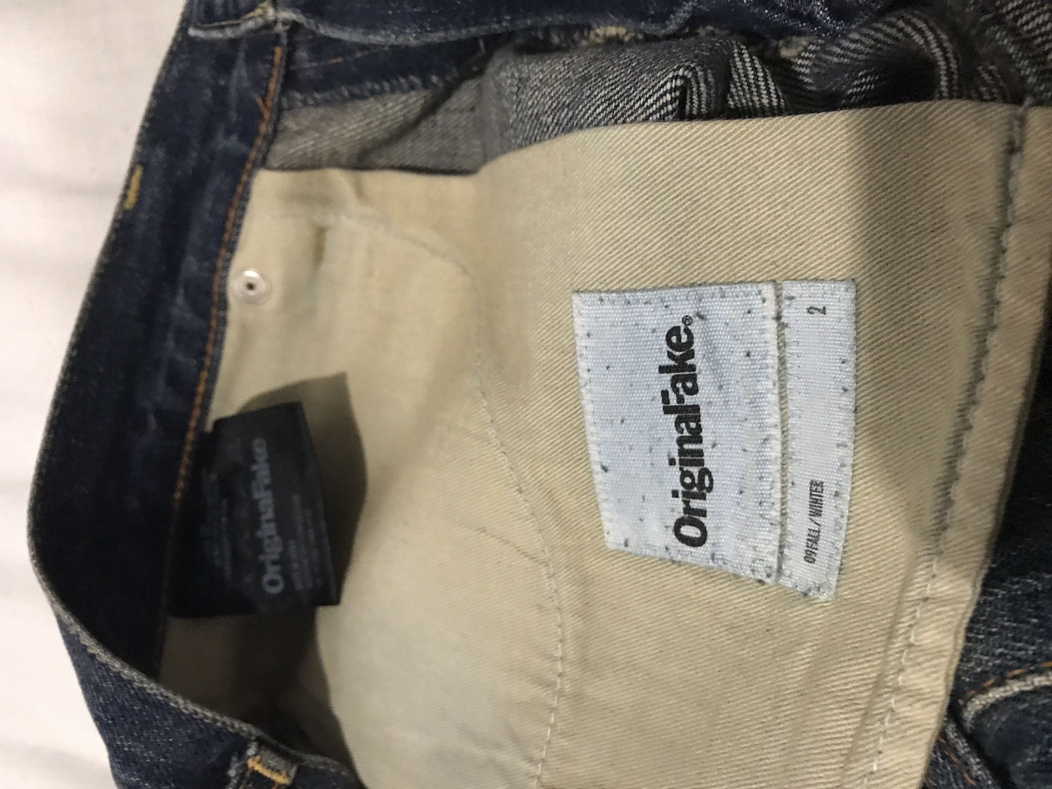 Original Fake Original Fake Washed Denim Size 2 Jeans Size US 32 / EU 48 - 7 Thumbnail