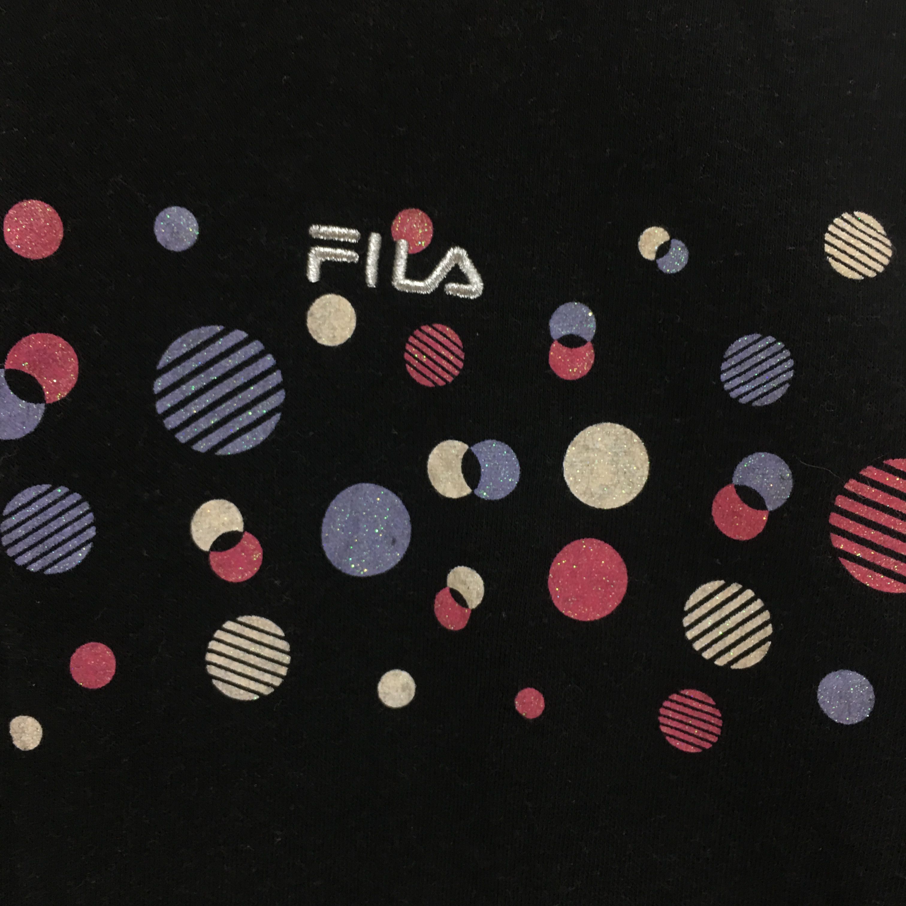 Fila Vintage FILA Italia Running Gym Sweatshirt Black Sweater Size L / US 10 / IT 46 - 3 Thumbnail