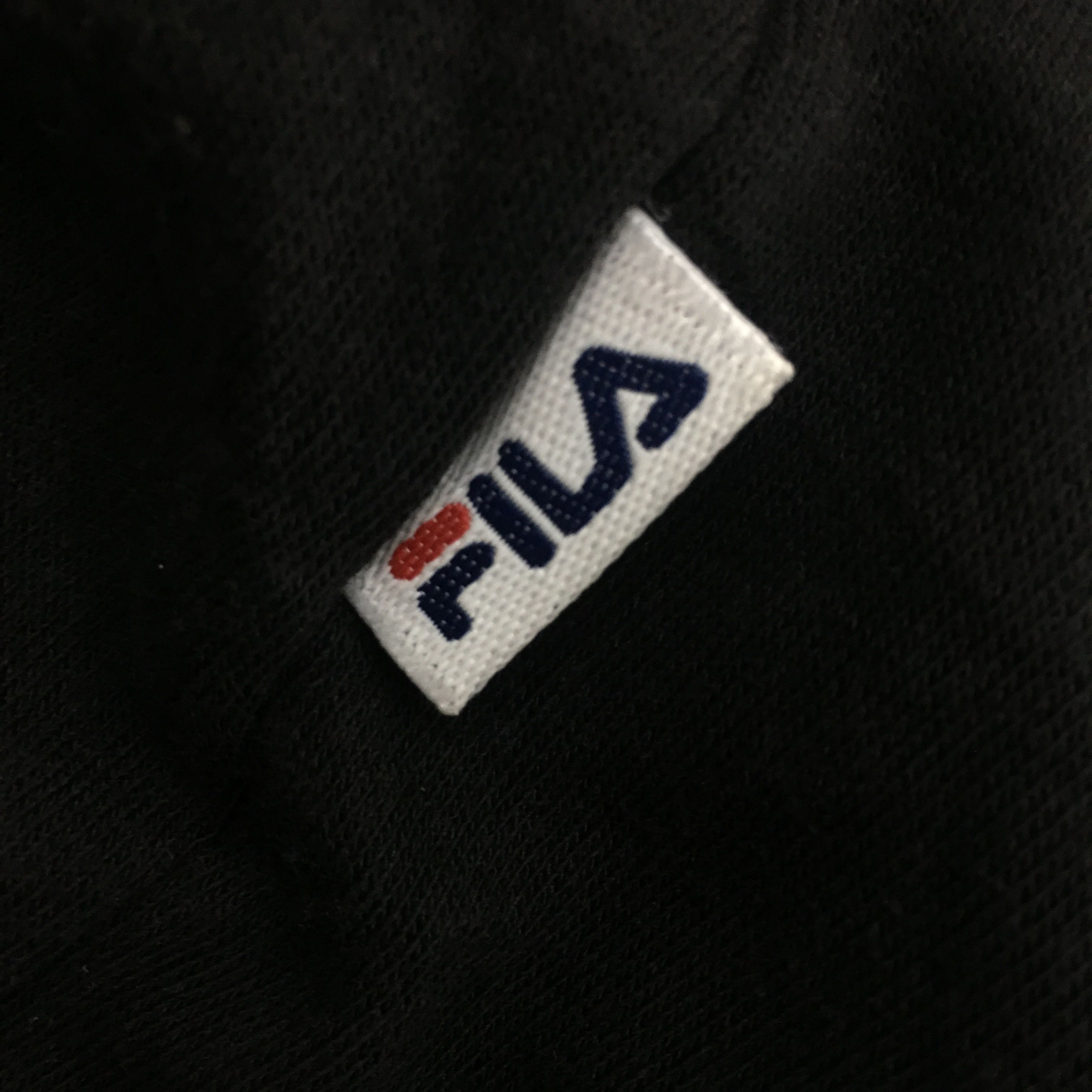 Fila Vintage FILA Italia Running Gym Sweatshirt Black Sweater Size L / US 10 / IT 46 - 10 Thumbnail