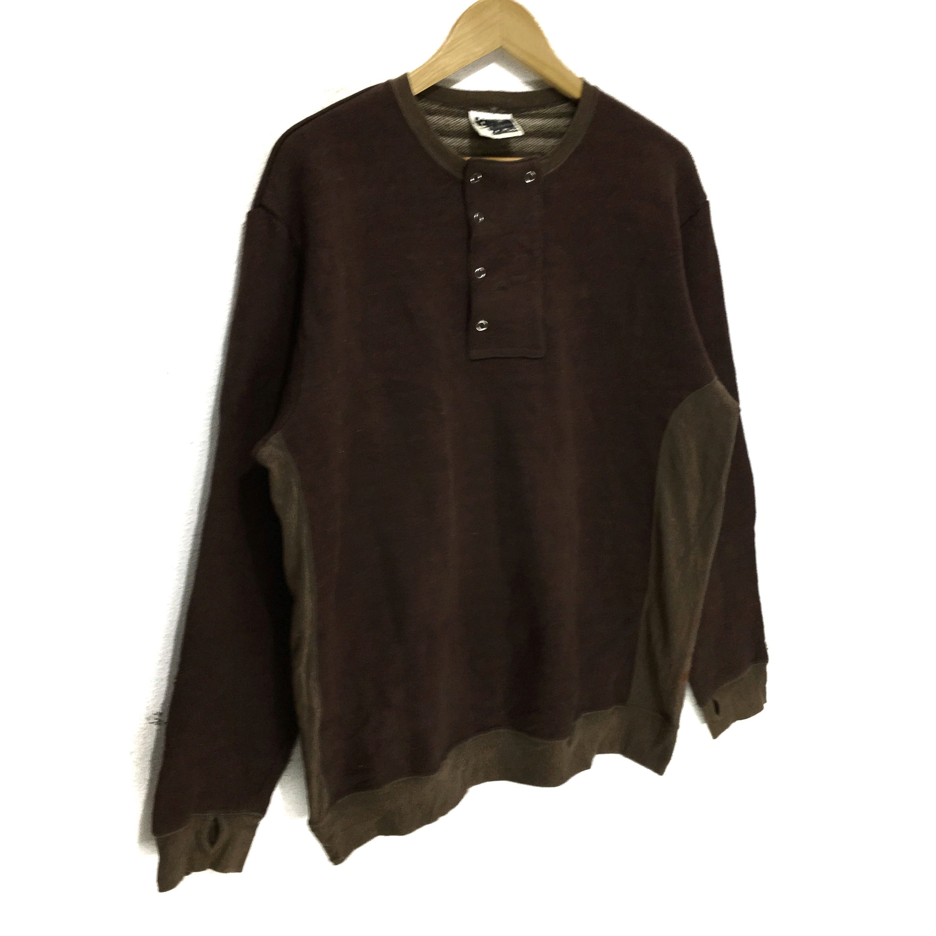 Vintage Vtg SEESWAY SATIATE Made In Japan Sweatshirt Sweater Size US L / EU 52-54 / 3 - 3 Thumbnail