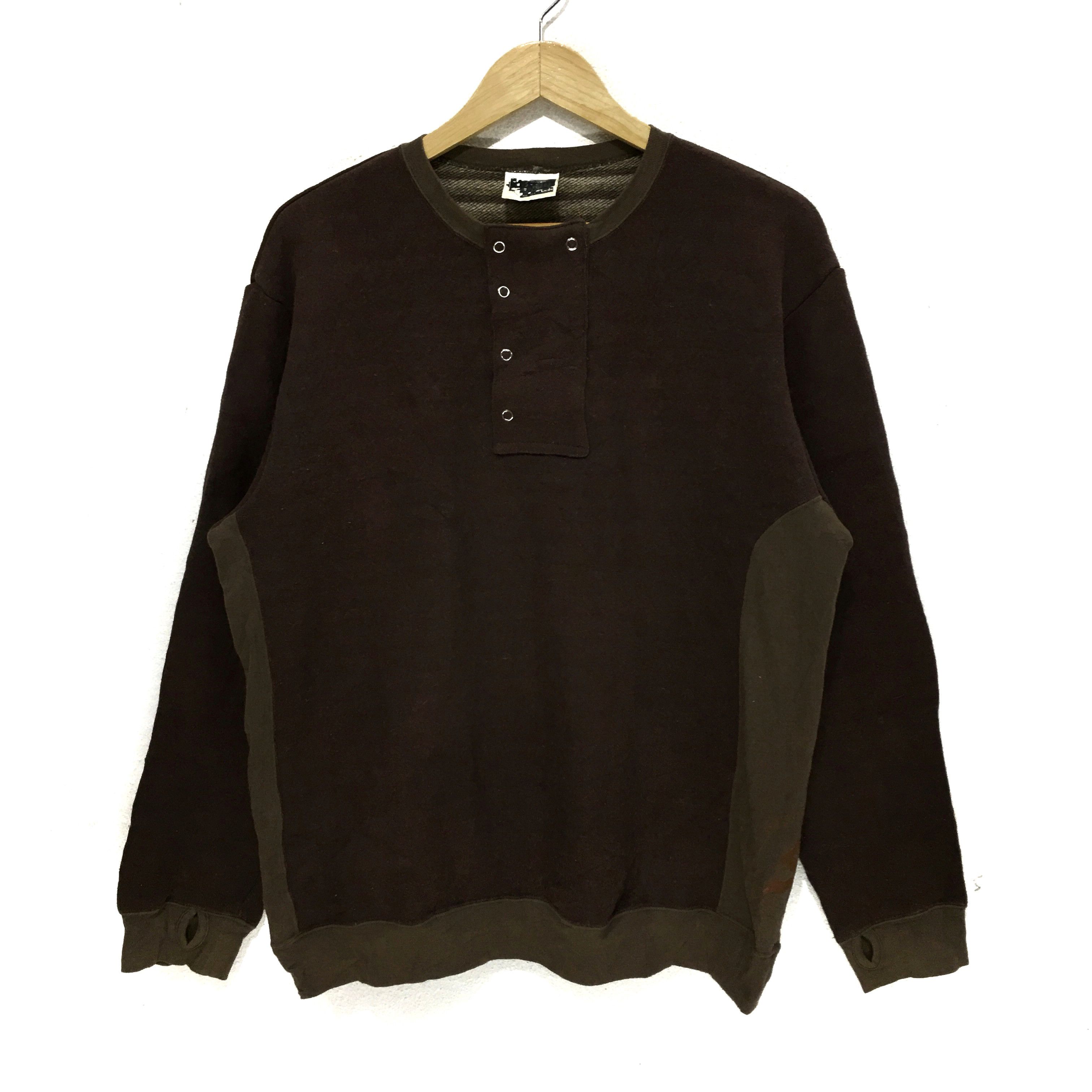 Vintage Vtg SEESWAY SATIATE Made In Japan Sweatshirt Sweater Size US L / EU 52-54 / 3 - 1 Thumbnail