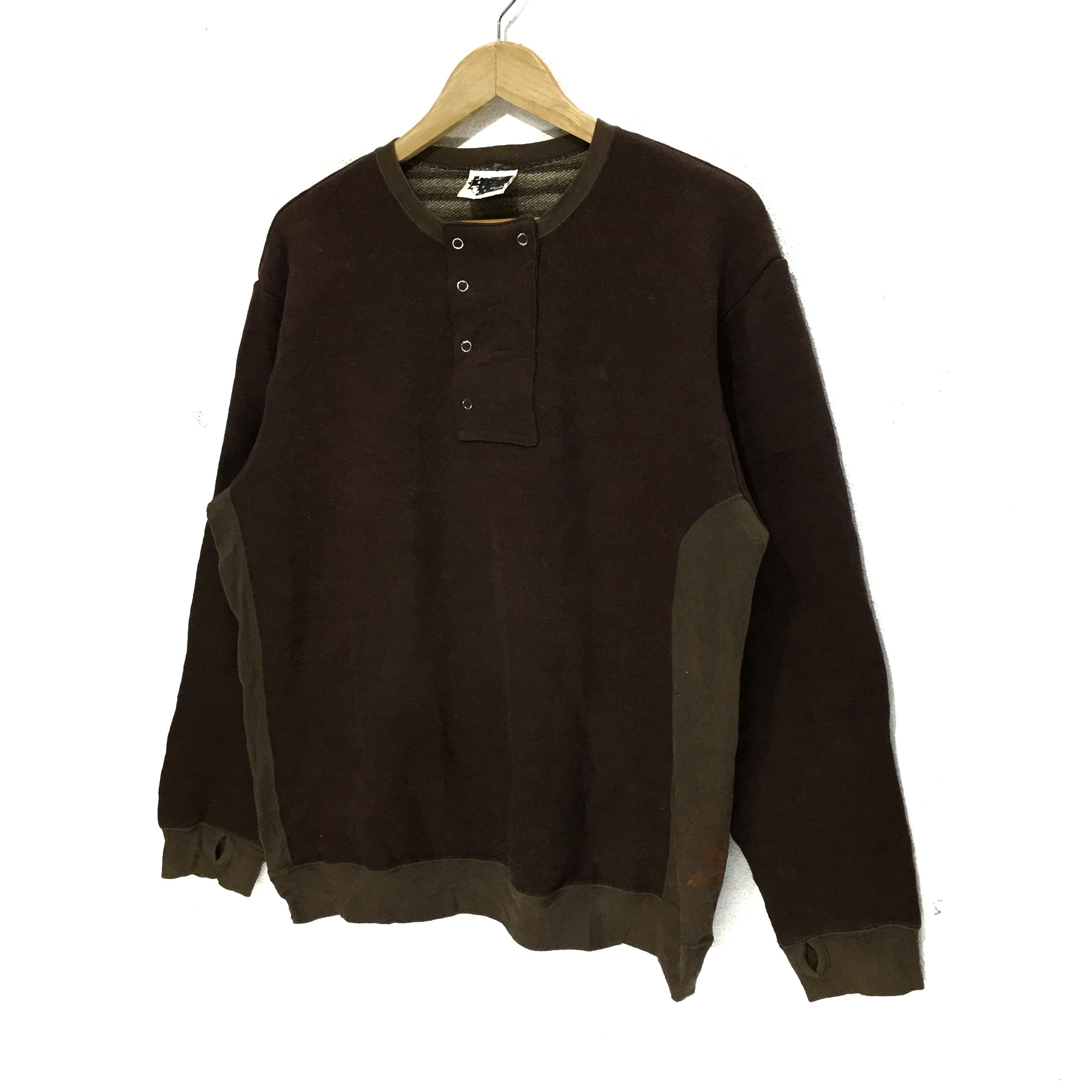 Vintage Vtg SEESWAY SATIATE Made In Japan Sweatshirt Sweater Size US L / EU 52-54 / 3 - 4 Thumbnail