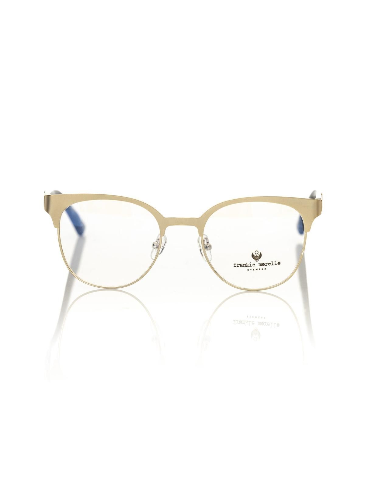 Frankie Morello Silver Metallic Fiber Women Sunglasses