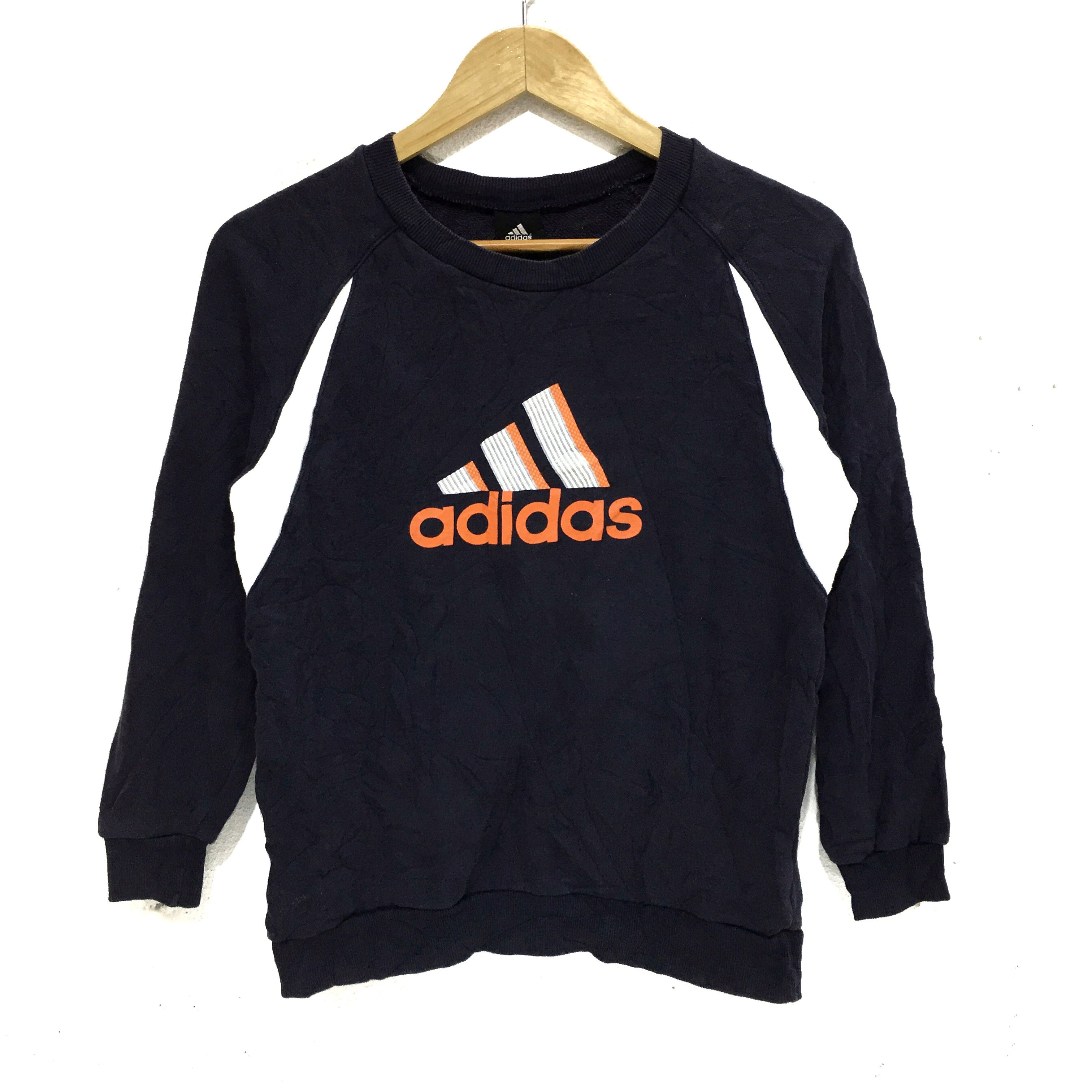 Adidas Vtg ADIDAS Sweatshirt Big Logo Spell Out EQT Logo Sweater Size M / US 6-8 / IT 42-44 - 1 Thumbnail