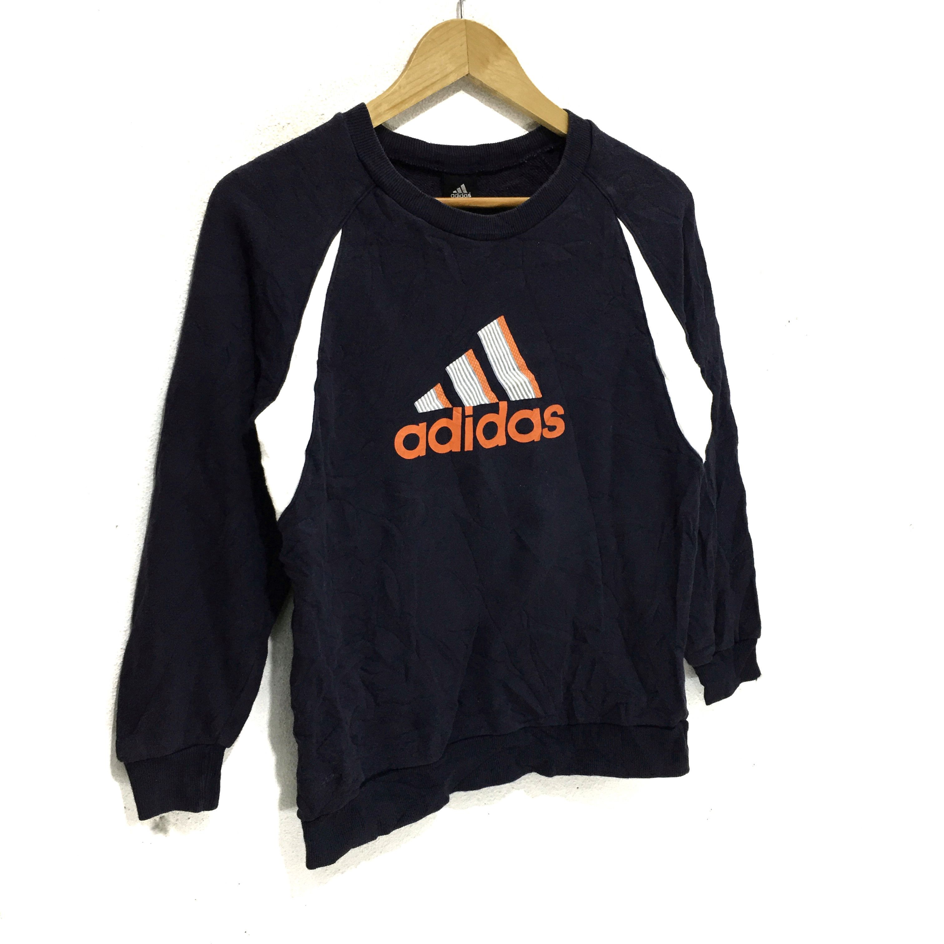 Adidas Vtg ADIDAS Sweatshirt Big Logo Spell Out EQT Logo Sweater Size M / US 6-8 / IT 42-44 - 3 Thumbnail