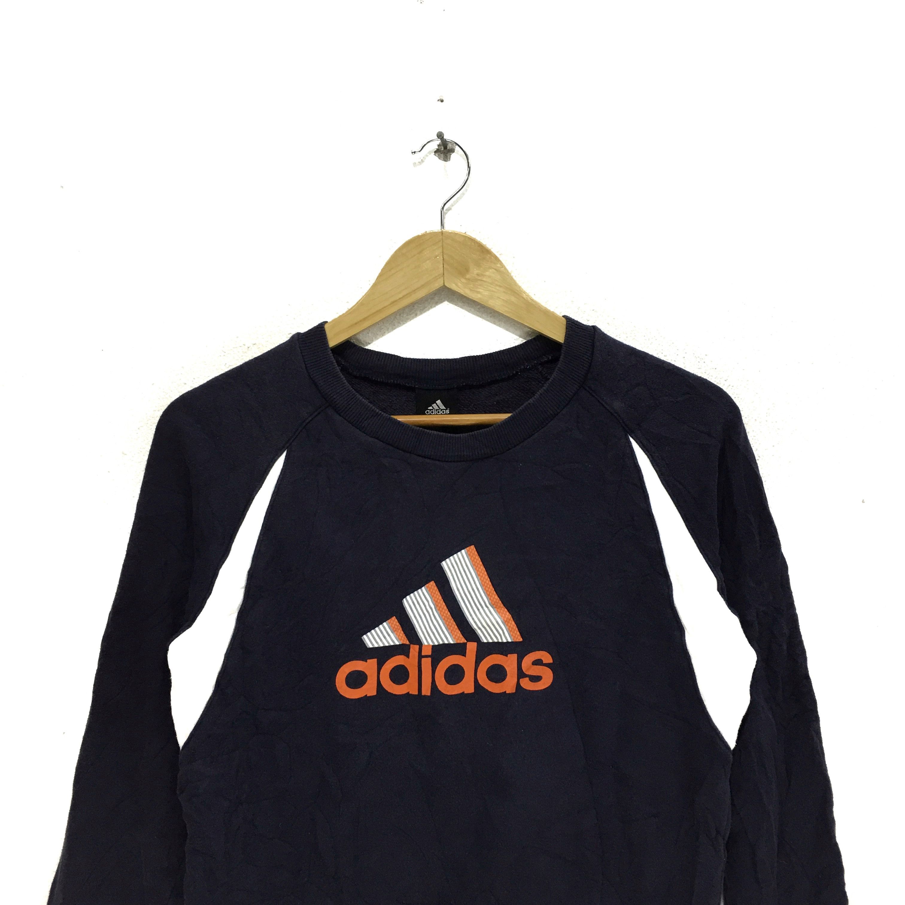 Adidas Vtg ADIDAS Sweatshirt Big Logo Spell Out EQT Logo Sweater Size M / US 6-8 / IT 42-44 - 2 Thumbnail