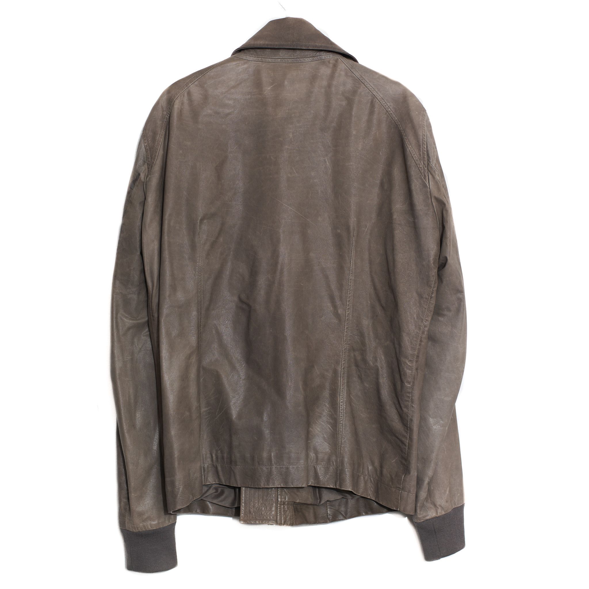 Rick Owens Rick Owens Intarsia Leather Jacket Size XL Size US XL / EU 56 / 4 - 2 Thumbnail