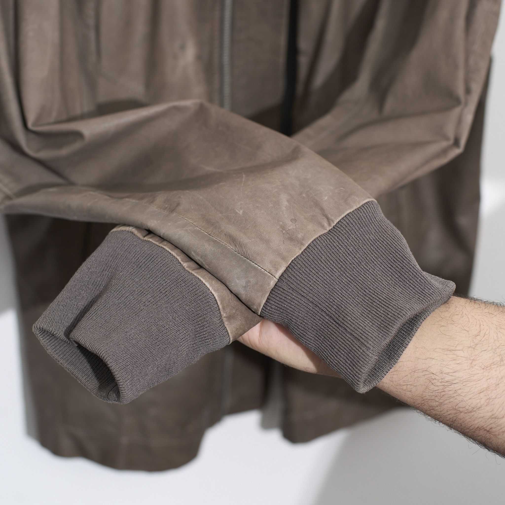 Rick Owens Rick Owens Intarsia Leather Jacket Size XL Size US XL / EU 56 / 4 - 6 Thumbnail
