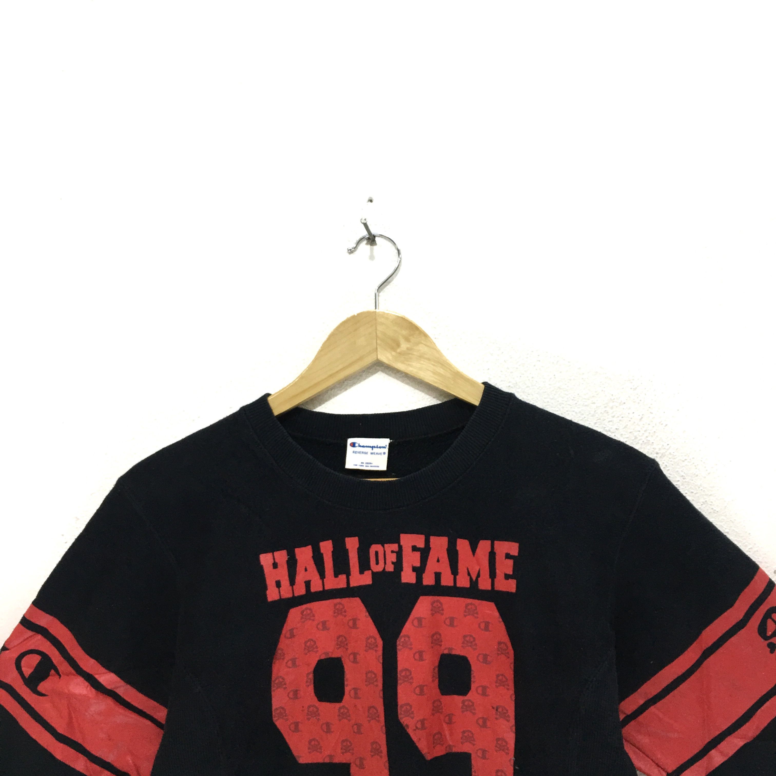 Champion Vtg CHAMPION Spell Out Hall Of Fame 99 Sweatshirt Sweater Size M / US 6-8 / IT 42-44 - 2 Thumbnail