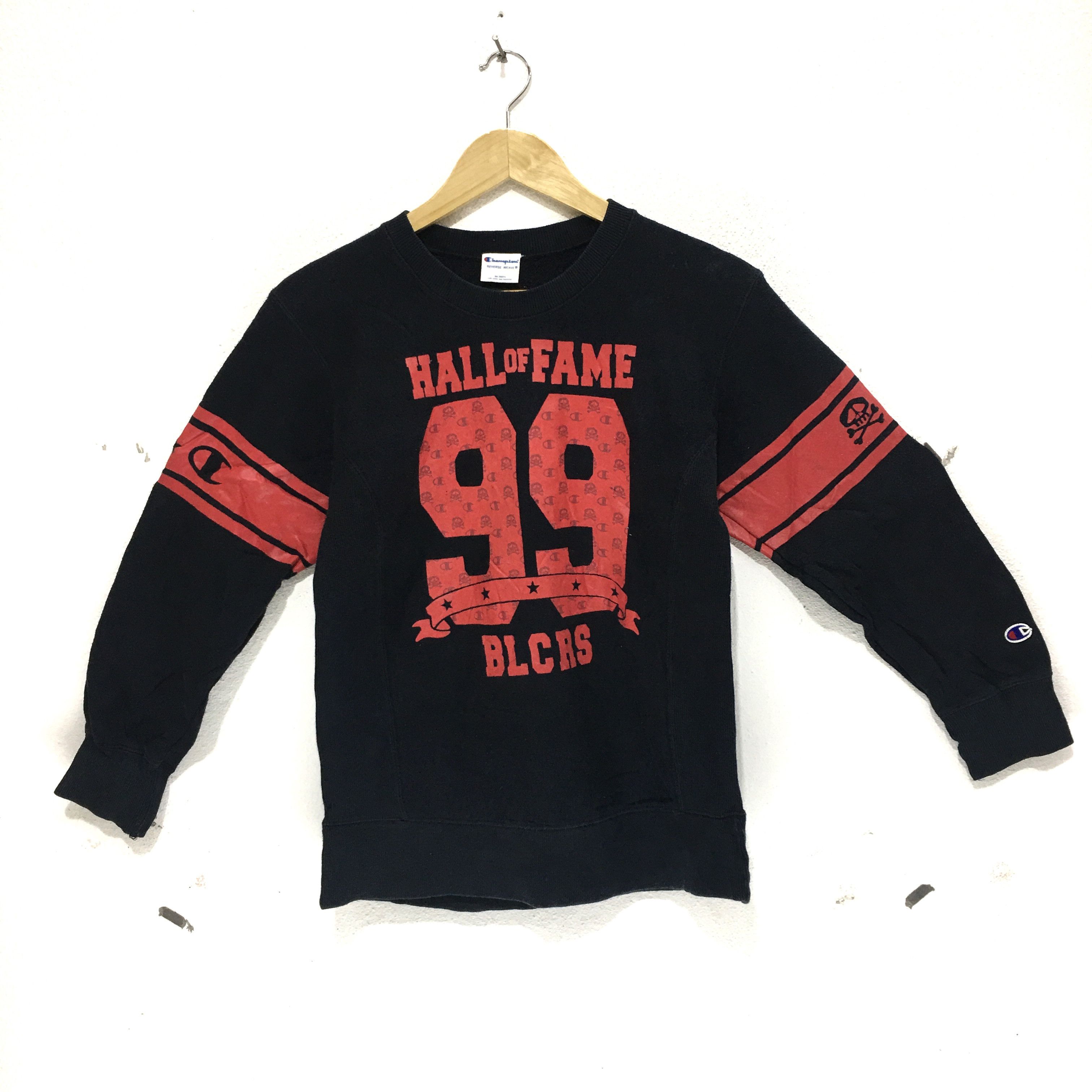 Champion Vtg CHAMPION Spell Out Hall Of Fame 99 Sweatshirt Sweater Size M / US 6-8 / IT 42-44 - 1 Thumbnail