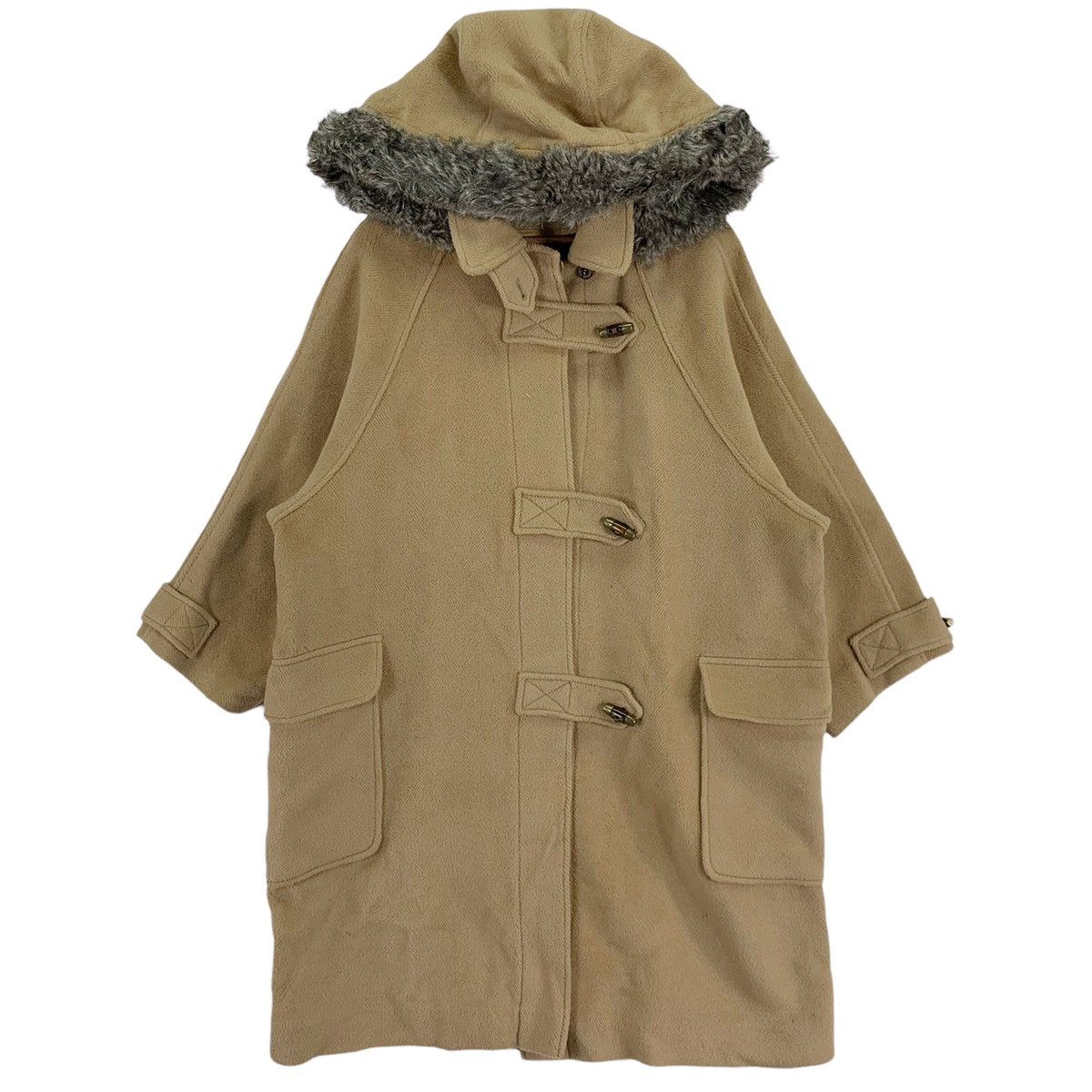 Burberry VINTAGE BURBERRY OF LONDON WOOL COAT Size US L / EU 52-54 / 3 - 1 Thumbnail