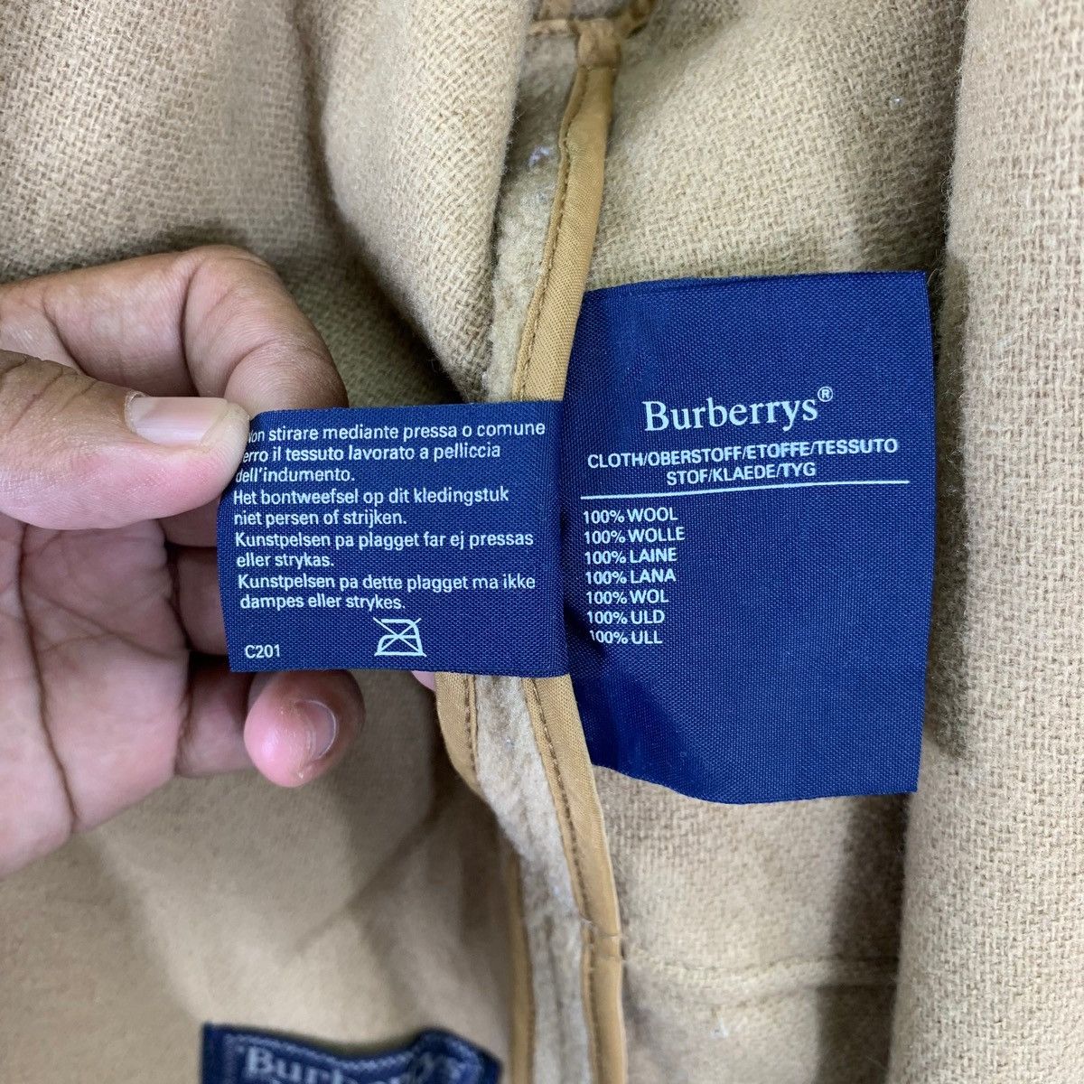 Burberry VINTAGE BURBERRY OF LONDON WOOL COAT Size US L / EU 52-54 / 3 - 15 Thumbnail