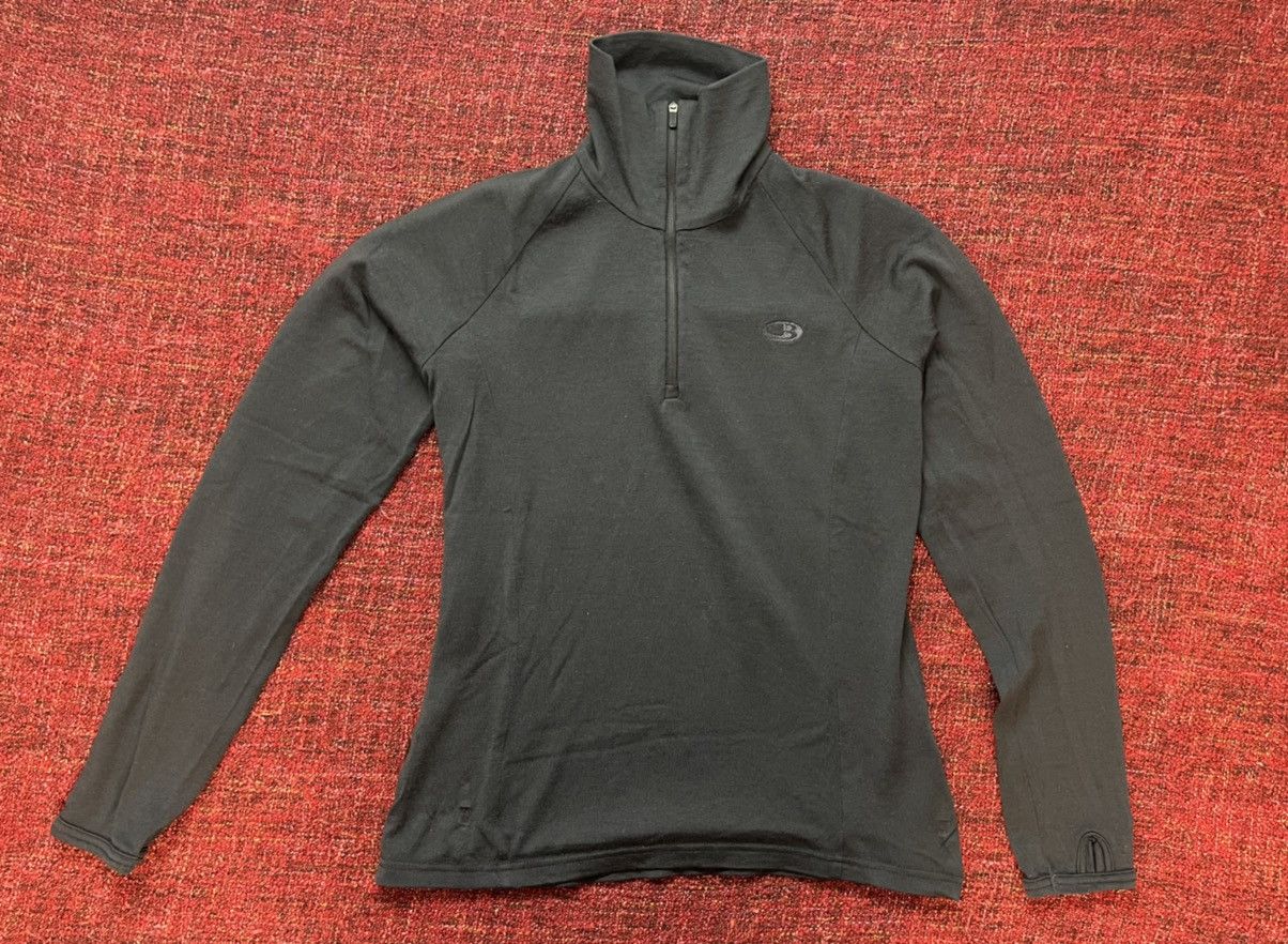 Icebreaker Icebreaker merino wool zip longsleeve thermo layer Size L / US 10 / IT 46 - 1 Thumbnail