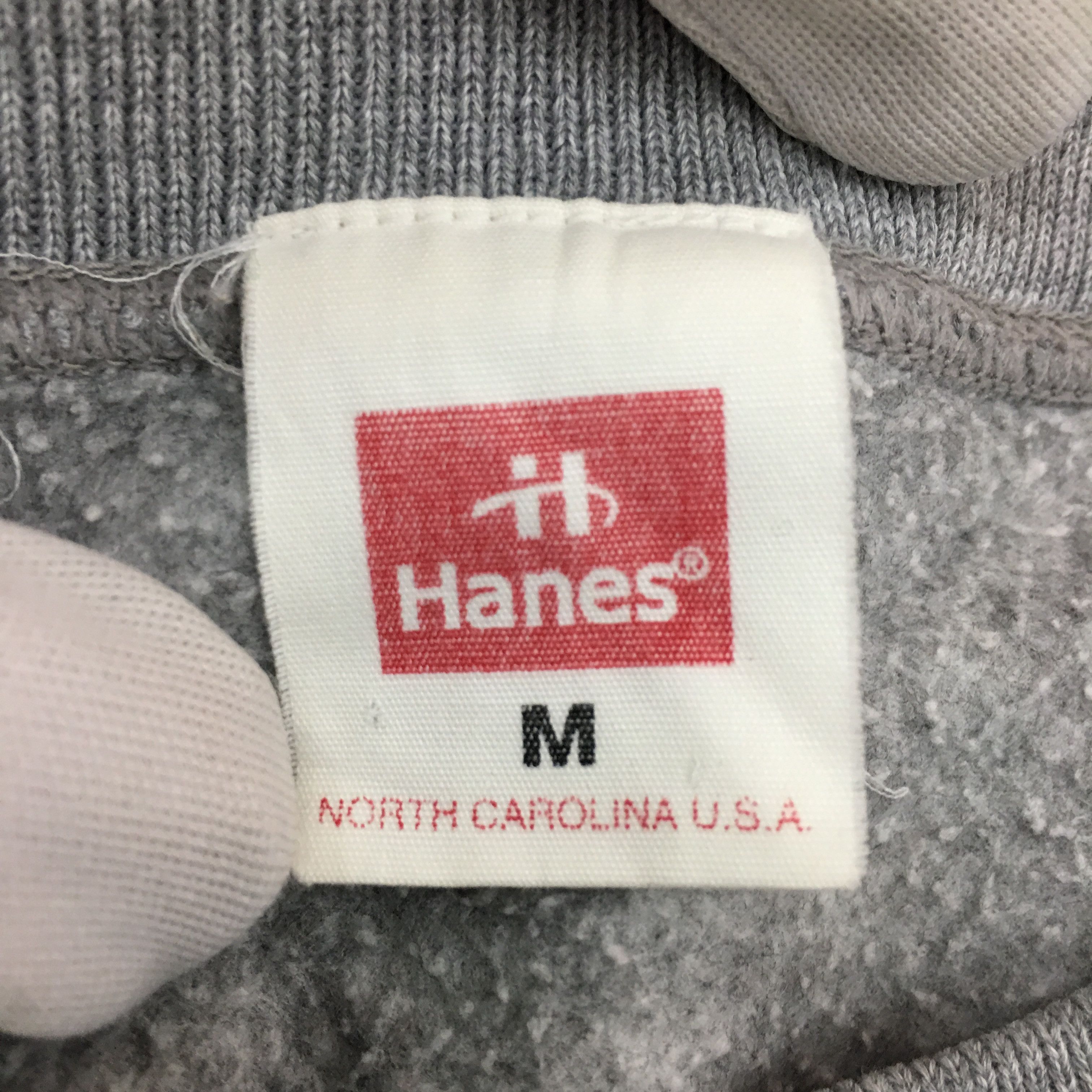 Hanes × Vintage Vtg HANES North Carolina USA Sweatshirt Big Logo Sweater Size M / US 6-8 / IT 42-44 - 8 Thumbnail