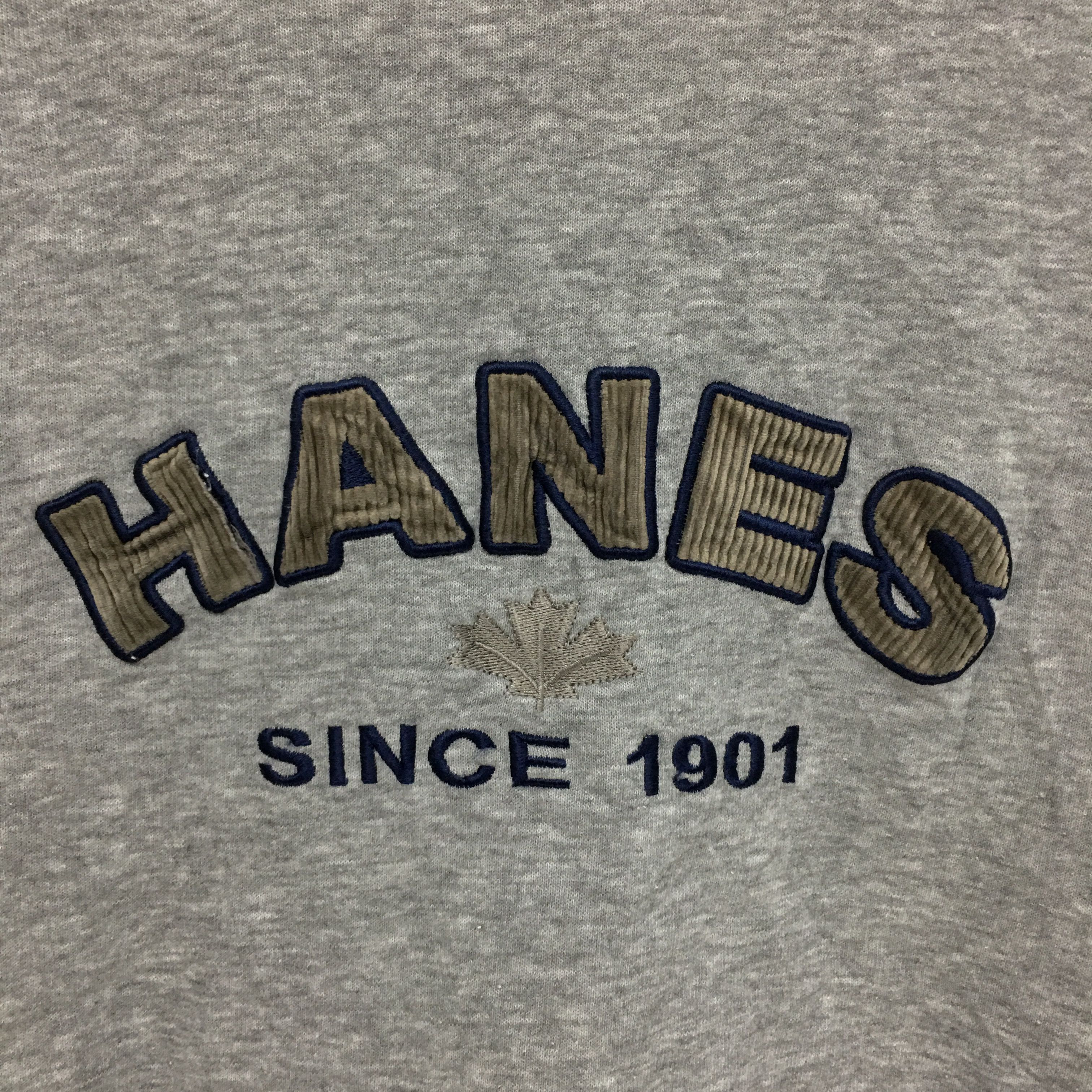 Hanes × Vintage Vtg HANES North Carolina USA Sweatshirt Big Logo Sweater Size M / US 6-8 / IT 42-44 - 5 Thumbnail