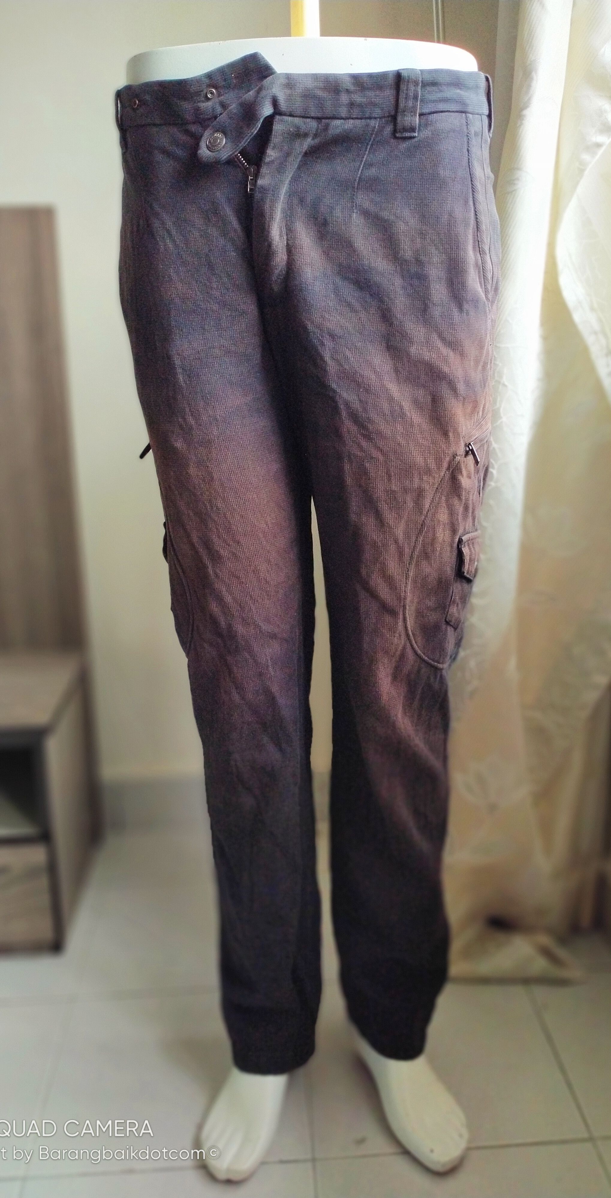 Armani × Vintage sun faded Armani Collezioni cargo pants Size US 32 / EU 48 - 1 Thumbnail