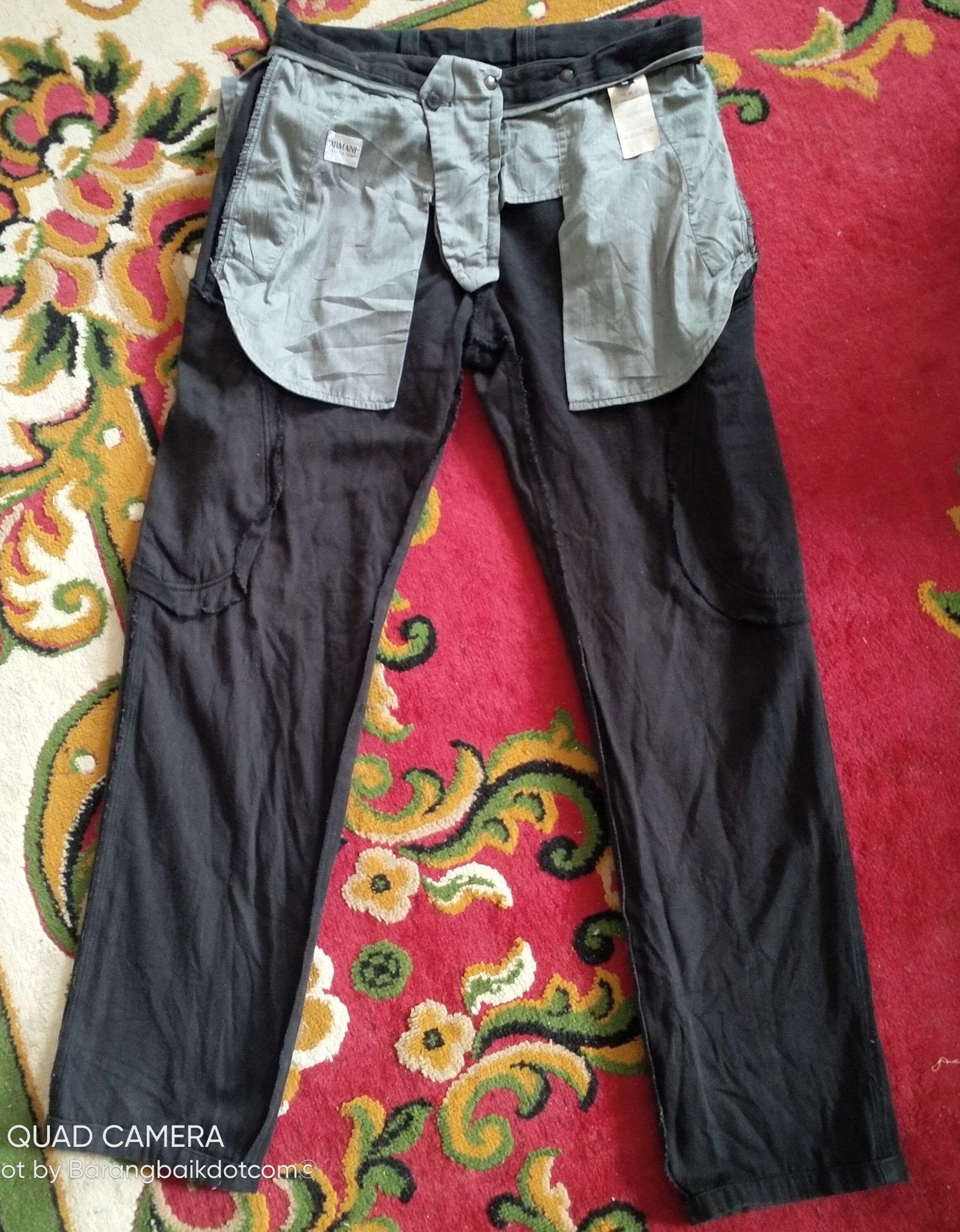 Armani × Vintage sun faded Armani Collezioni cargo pants Size US 32 / EU 48 - 9 Thumbnail