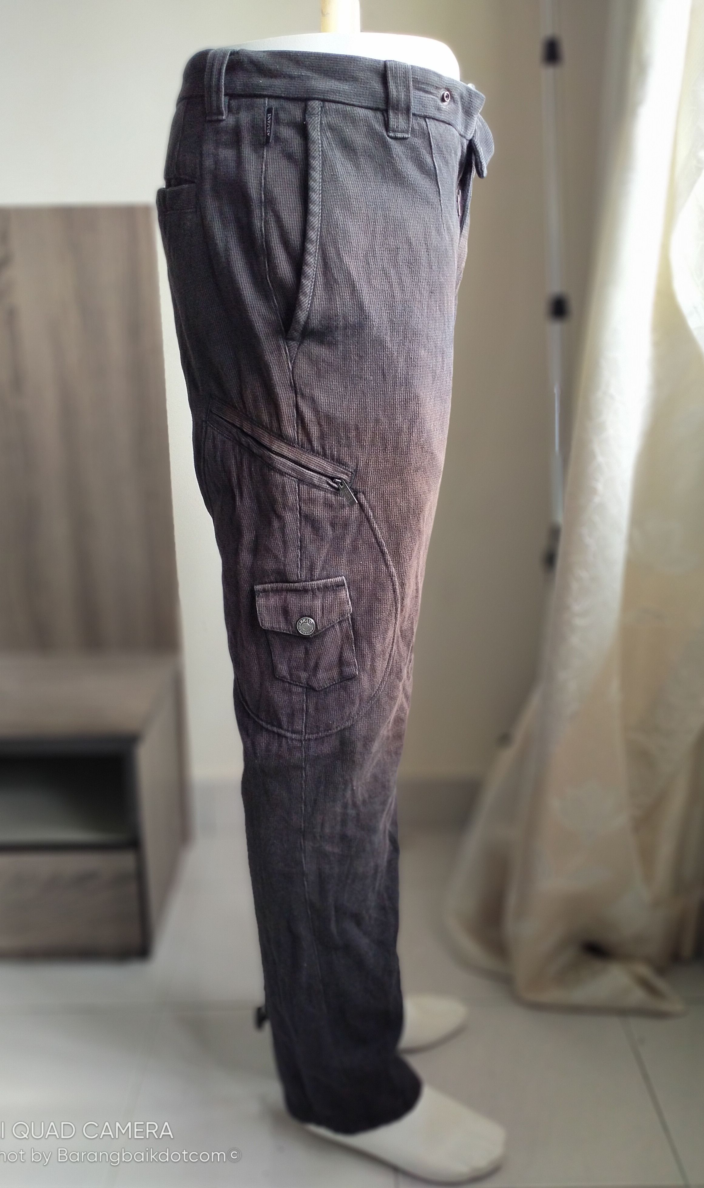Armani × Vintage sun faded Armani Collezioni cargo pants Size US 32 / EU 48 - 4 Thumbnail