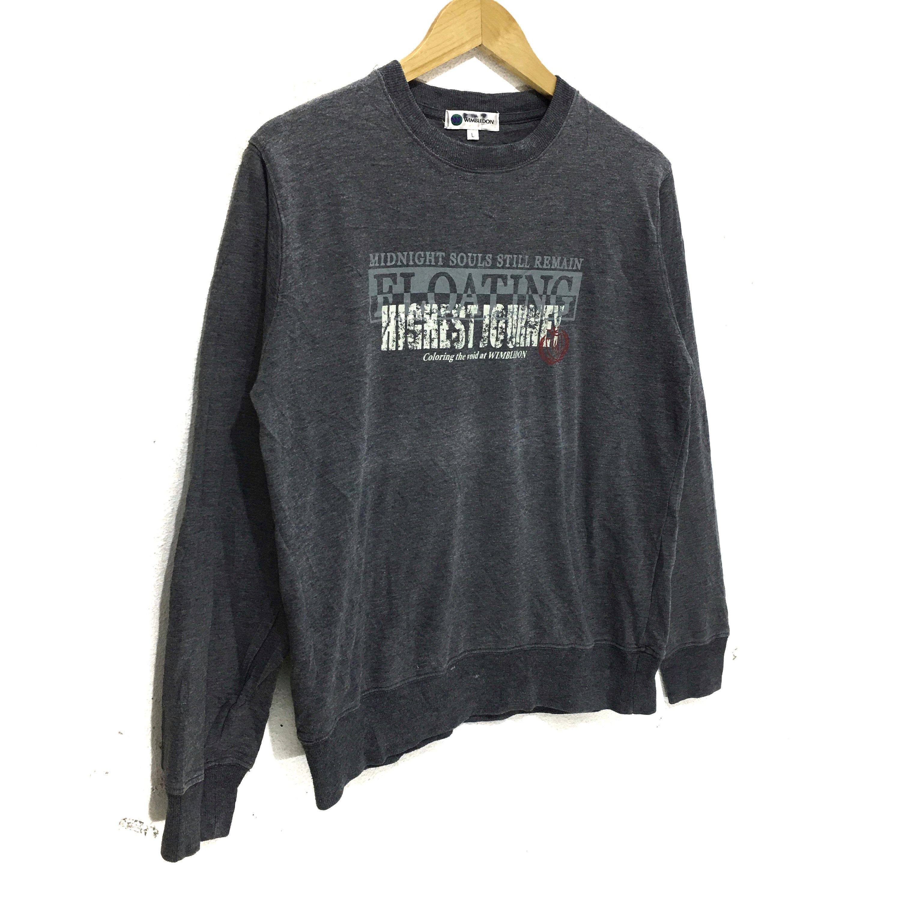 Vintage Vtg WIMBLEDON Tennis Bjorn Mcroe Sweatshirt Sweater Size US L / EU 52-54 / 3 - 3 Thumbnail