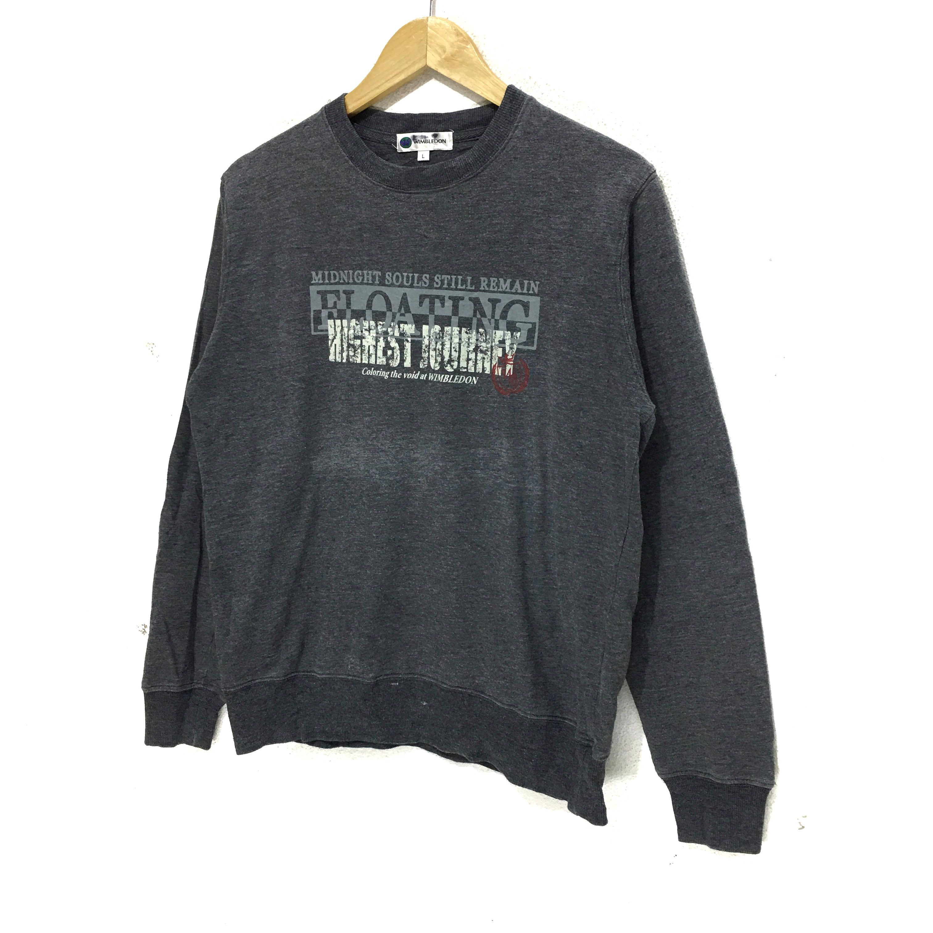 Vintage Vtg WIMBLEDON Tennis Bjorn Mcroe Sweatshirt Sweater Size US L / EU 52-54 / 3 - 4 Thumbnail