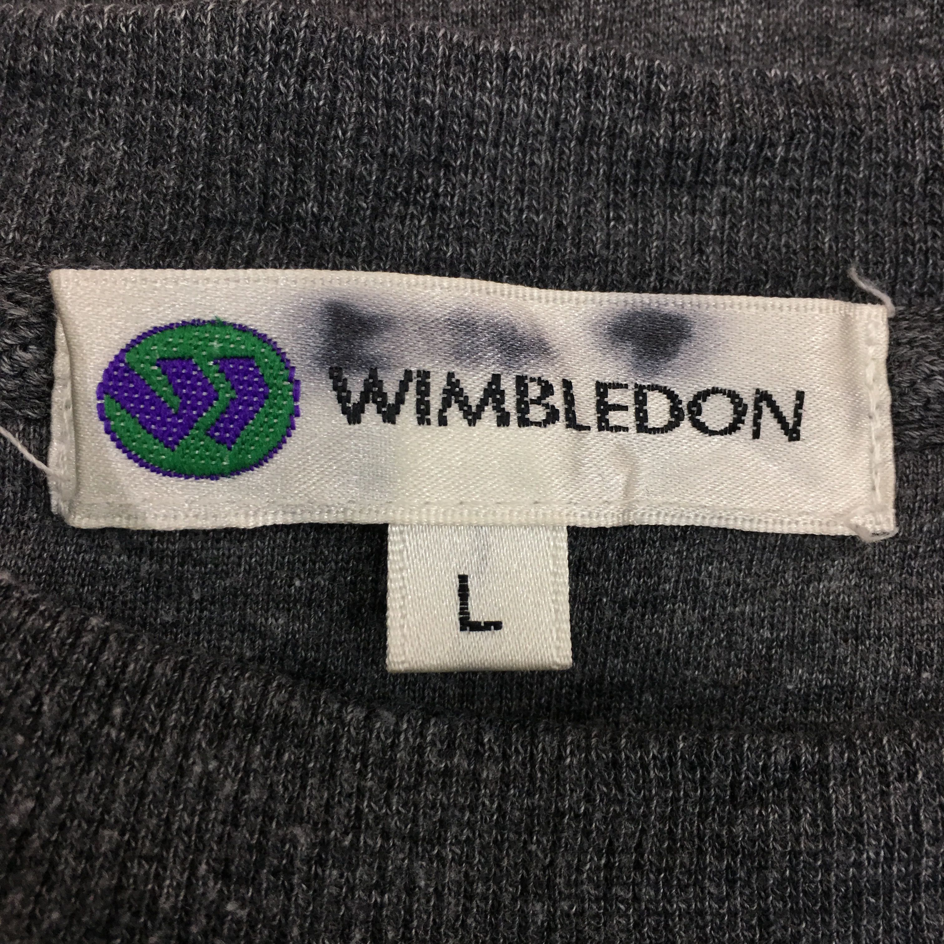 Vintage Vtg WIMBLEDON Tennis Bjorn Mcroe Sweatshirt Sweater Size US L / EU 52-54 / 3 - 8 Thumbnail