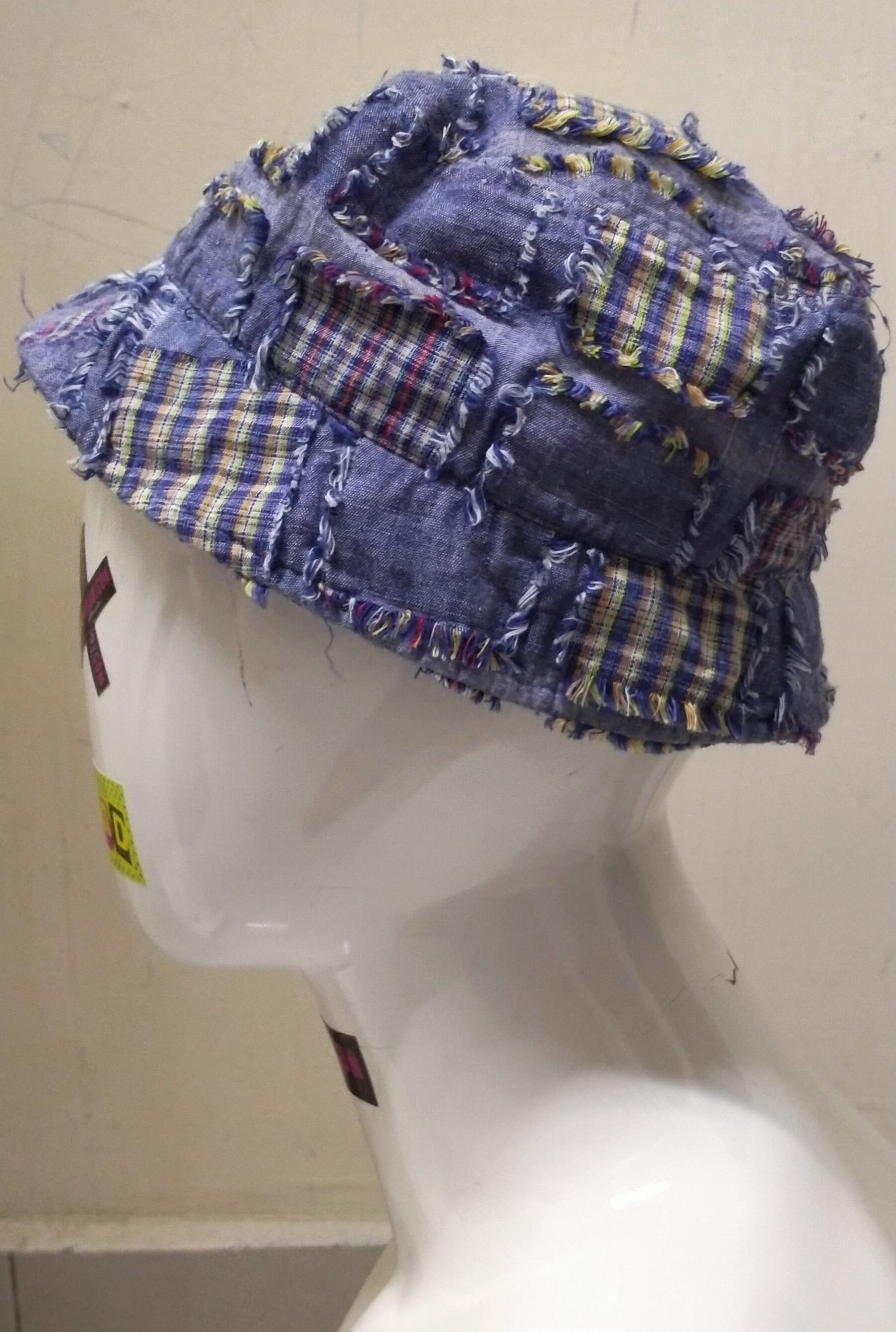 Japanese Brand × Vintage RARE🔥 bucket hat patchwork inspired by KAPITAL Size ONE SIZE - 3 Thumbnail