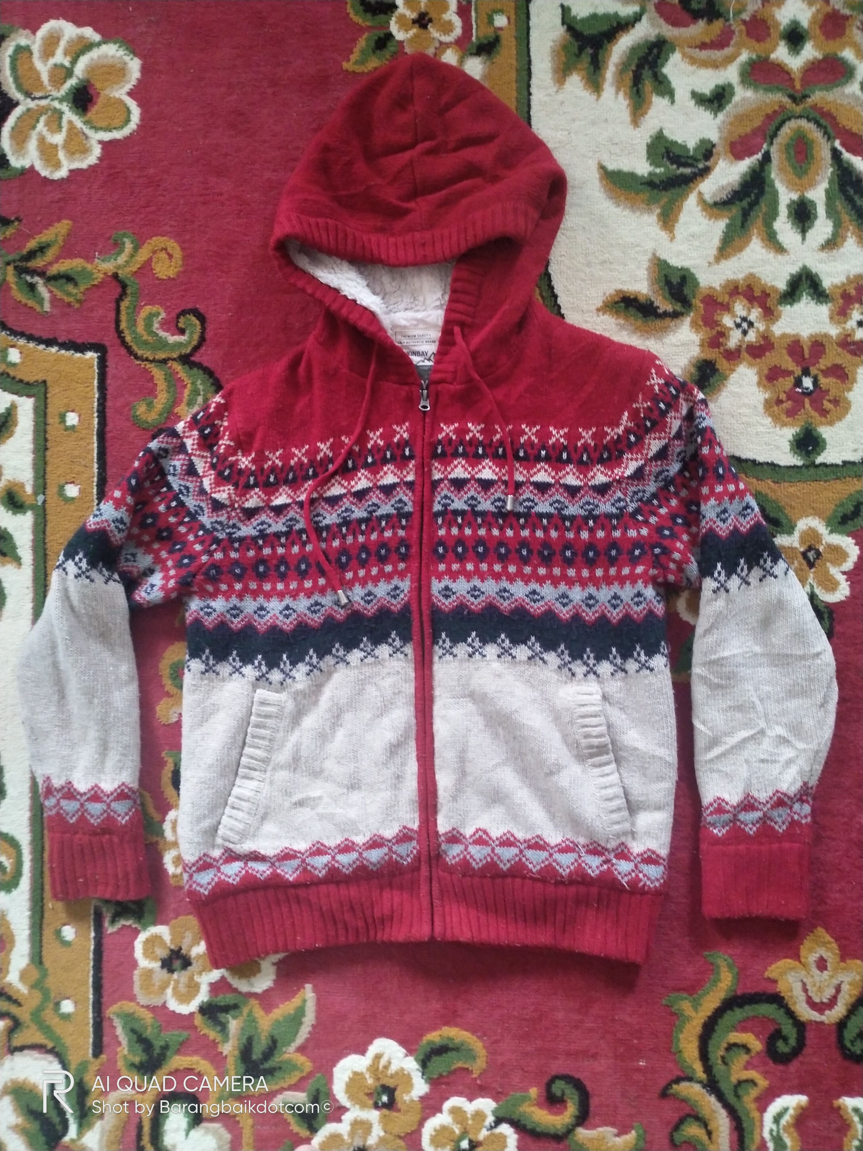 Unionbay city hiker sherpa knitted zipper hoodie
