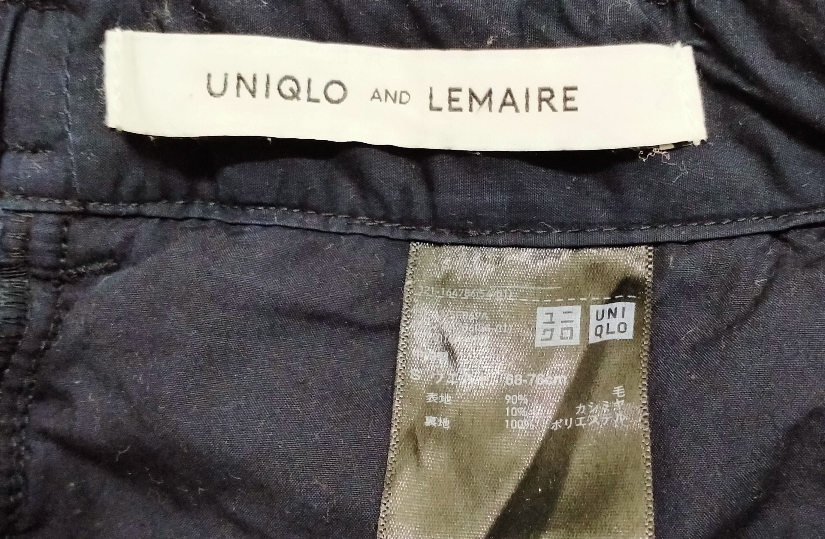 Lemaire × Uniqlo Lemaire X Uniqlo Wool Black Slim Fit Pants Size US 28 / EU 44 - 4 Thumbnail