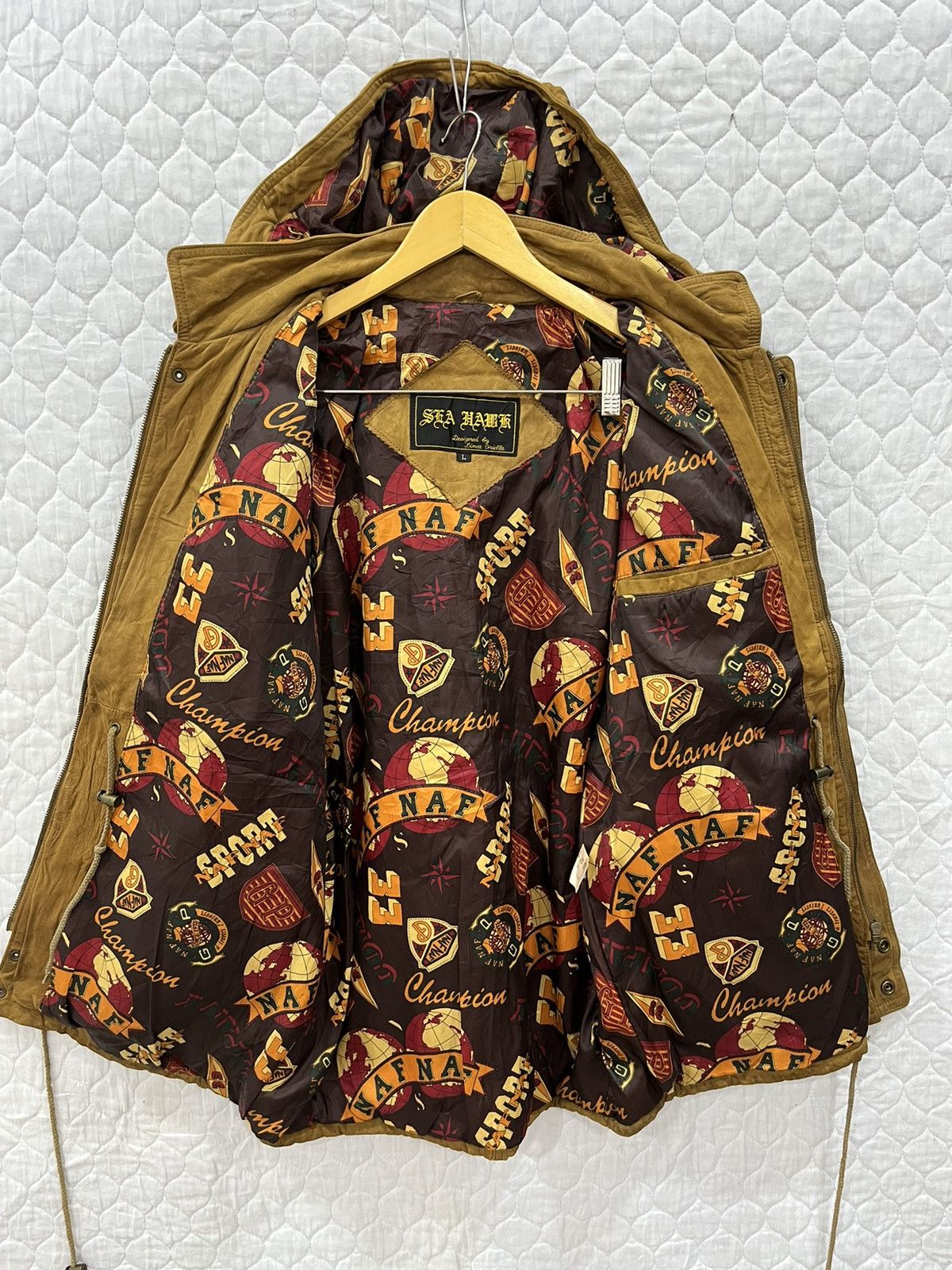 Japanese Brand F. NAF NAF SEAHAWK LEATHER JACKET Size US M / EU 48-50 / 2 - 4 Thumbnail