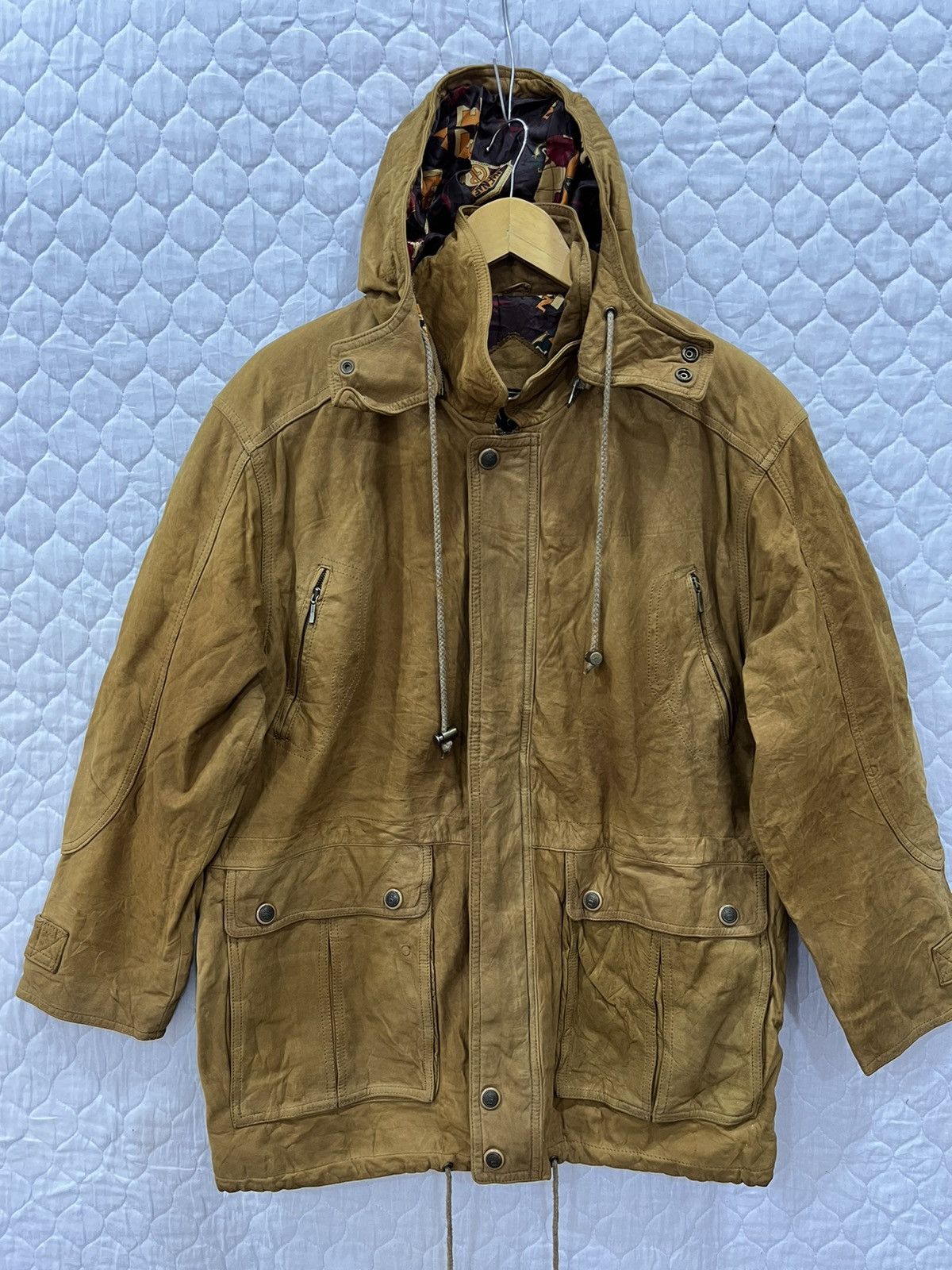 Japanese Brand F. NAF NAF SEAHAWK LEATHER JACKET Size US M / EU 48-50 / 2 - 1 Thumbnail