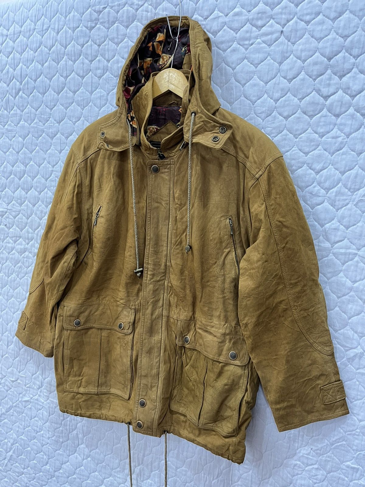 Japanese Brand F. NAF NAF SEAHAWK LEATHER JACKET Size US M / EU 48-50 / 2 - 3 Thumbnail