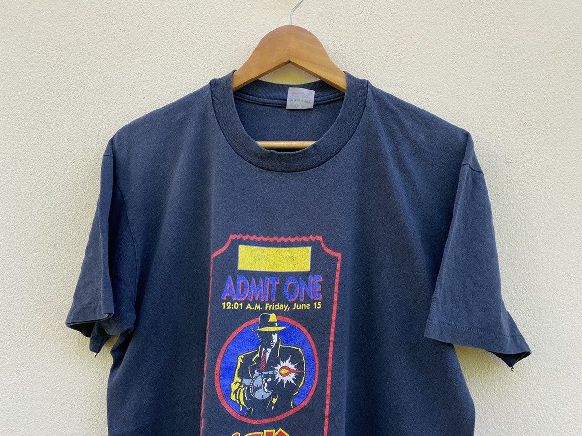 Vintage Vintage 90s Dick Tracy Horror Action Movie Shirt Size US L / EU 52-54 / 3 - 3 Thumbnail
