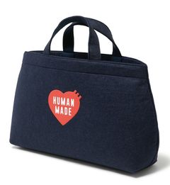 Human Made Heart Denim Tote Bag Indigo - SS23 - GB
