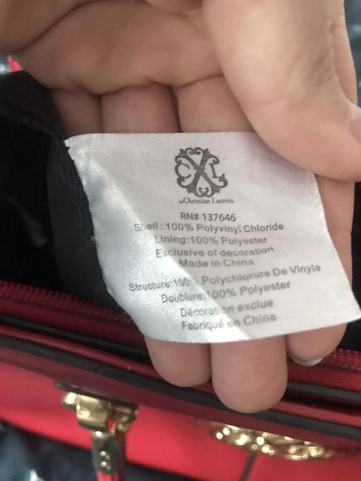 Christian Lacroix Red Christian Lacroix Handbag Grailed